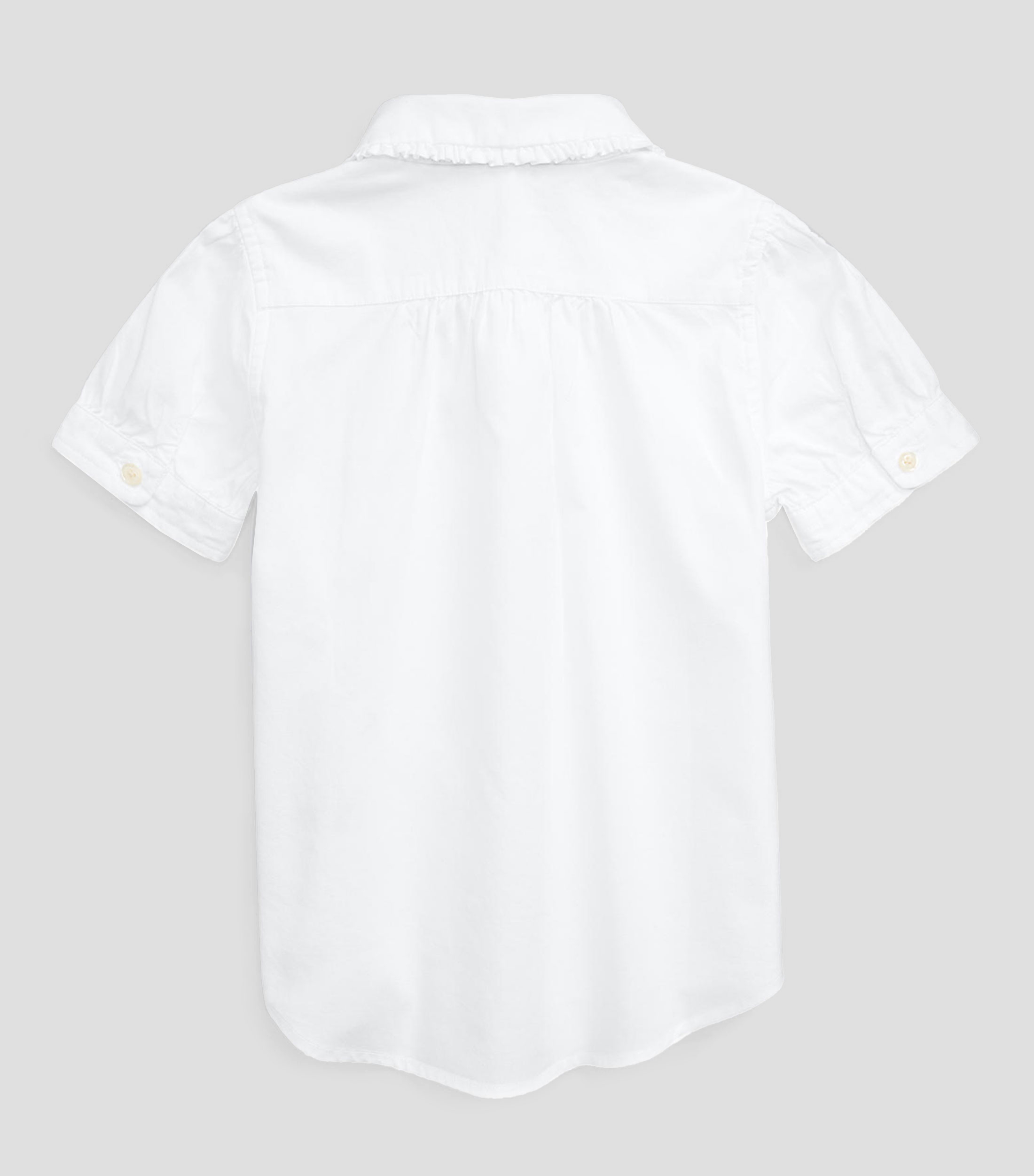 Camisa Oxford manga corta Niña