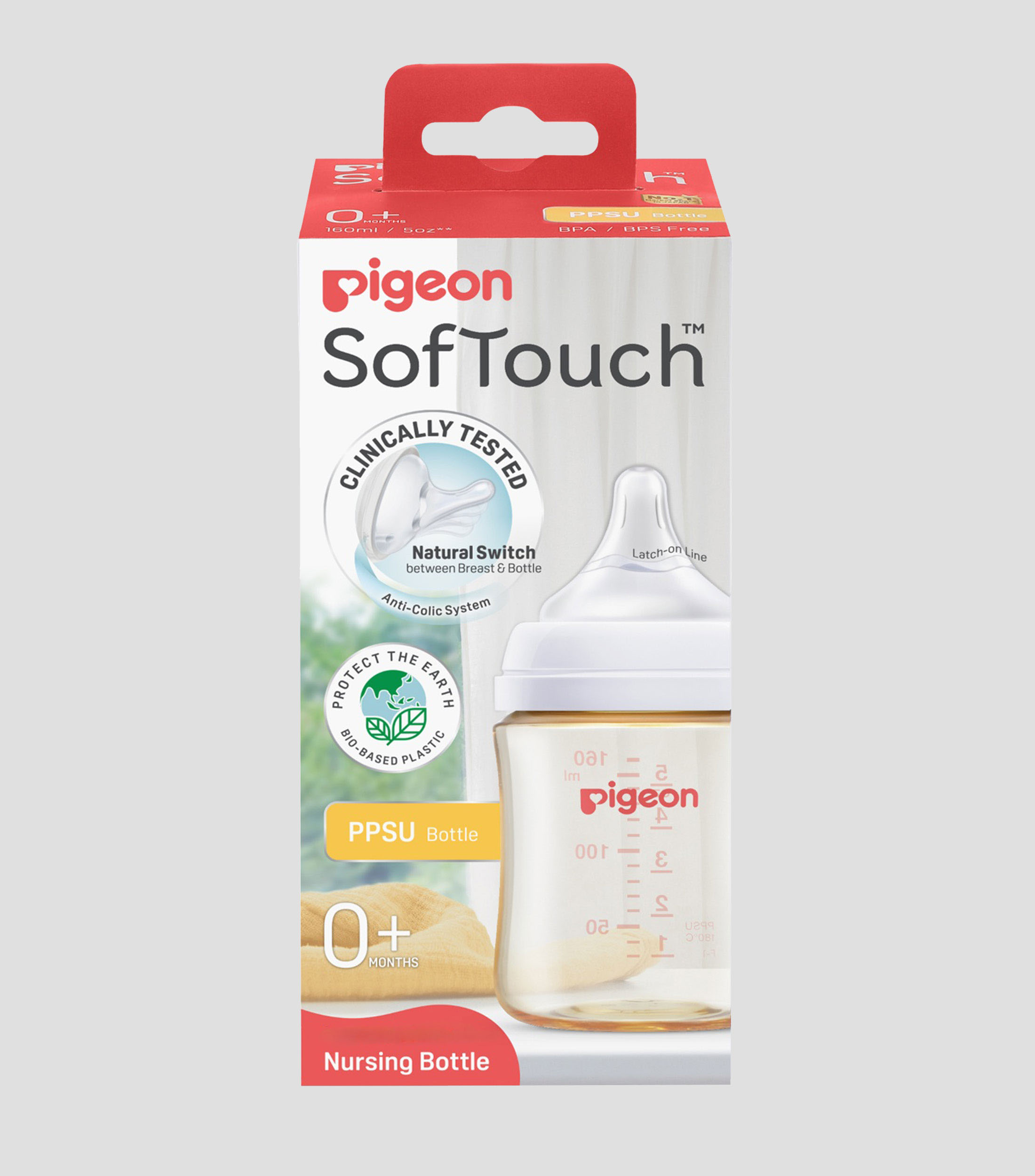 Biberón Softouch 160 ml de Vidrio