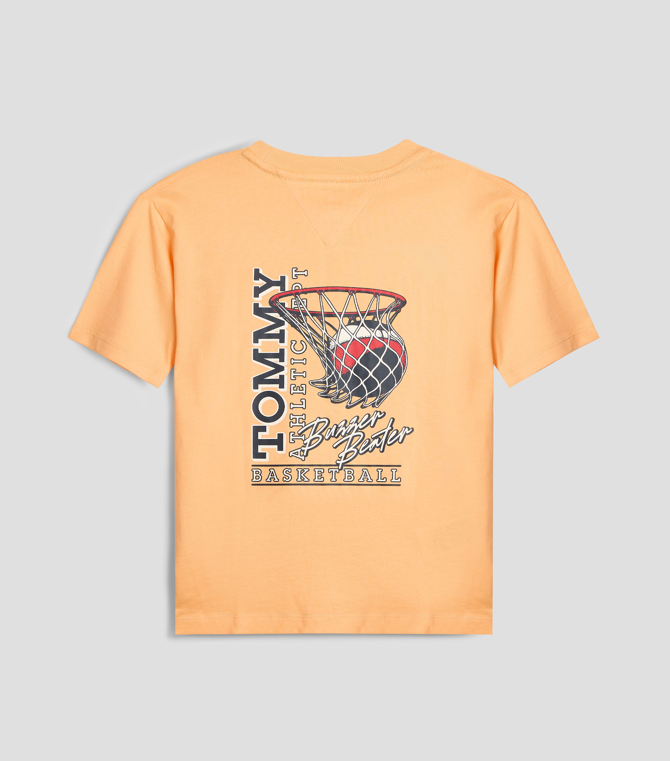 Playera cuello redondo manga corta Basketball con estampado Niño