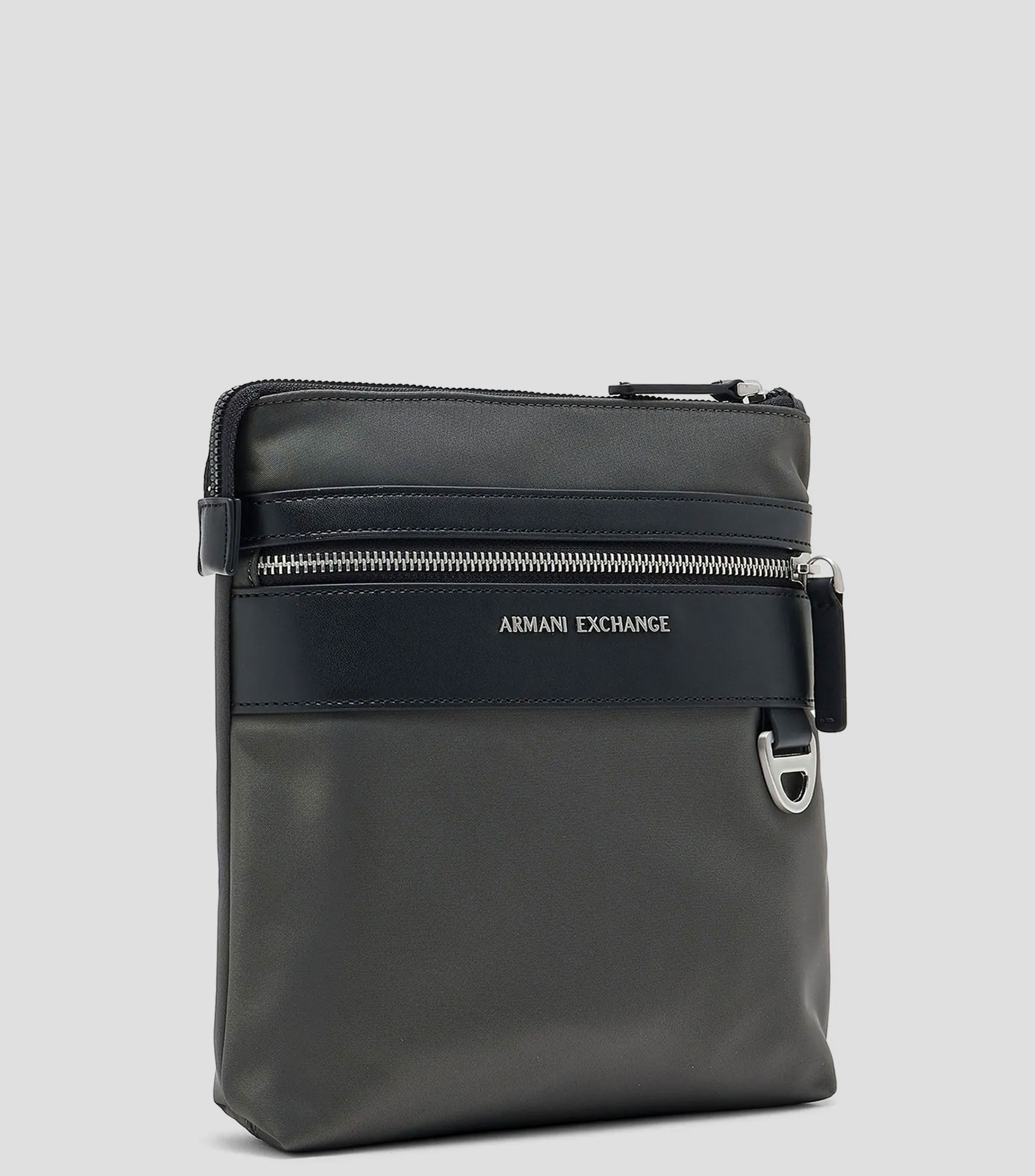 Bolso crossbody negro liso Hombre