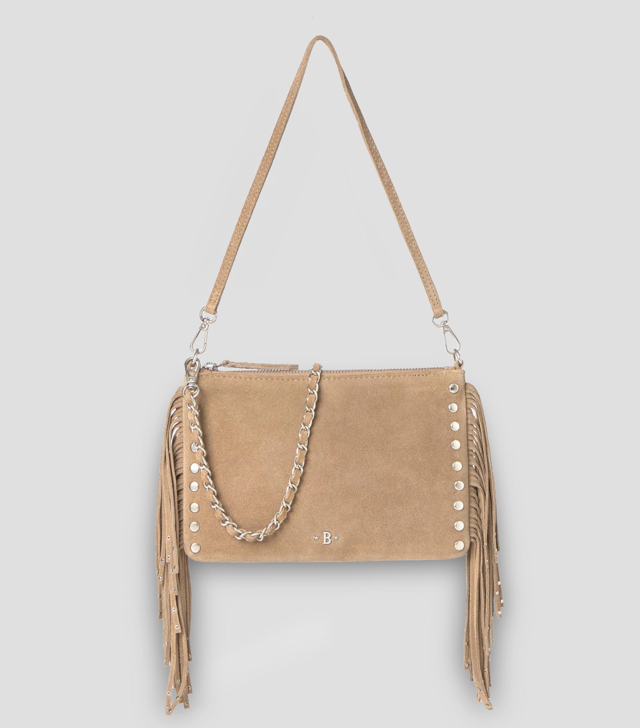Bolsa crossbody en cuero Mujer