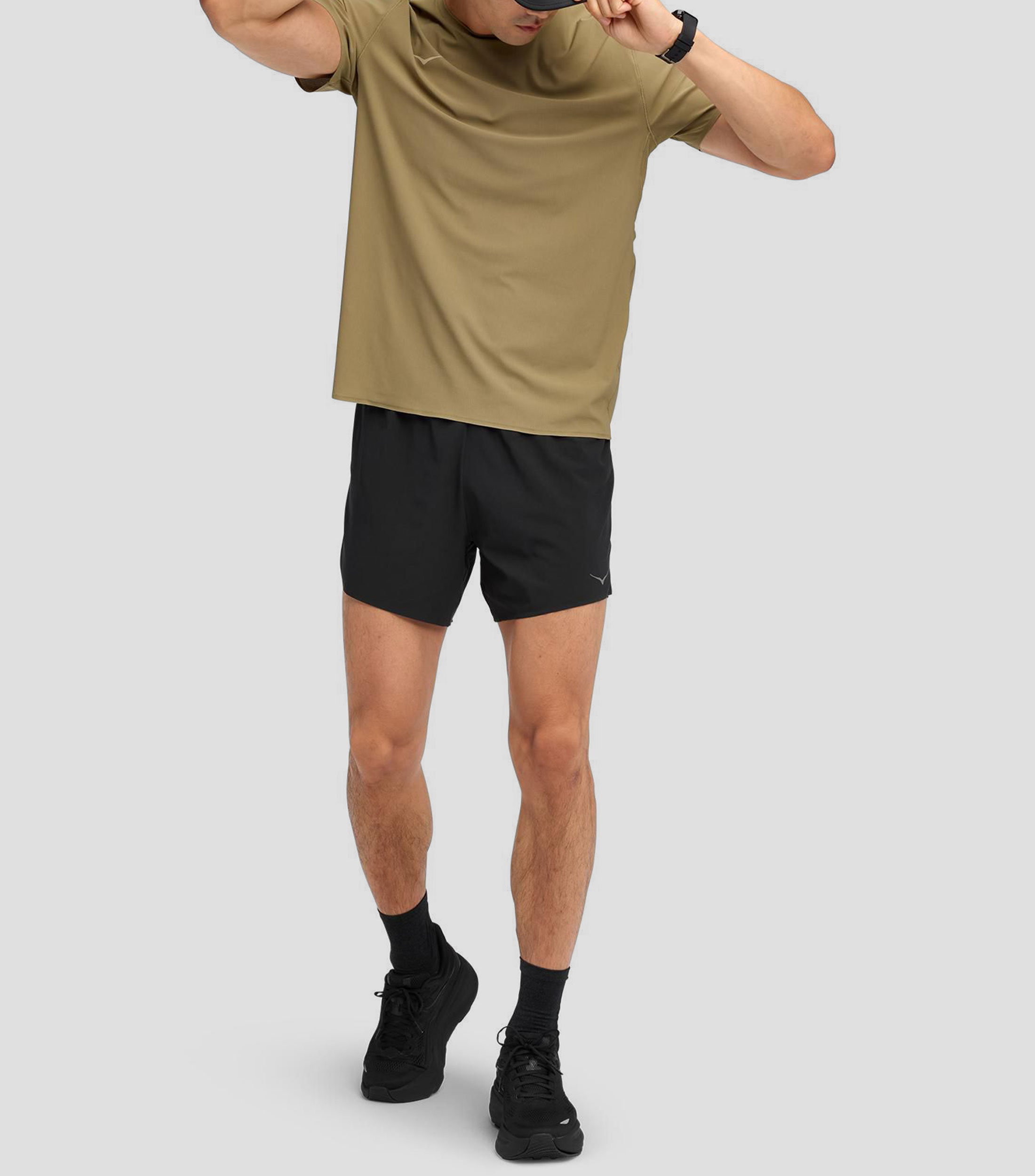 Short con calzoncillo para correr Hombre