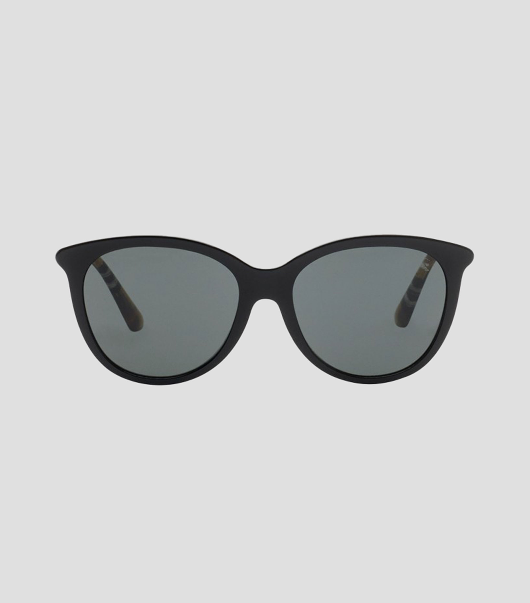 Lentes de sol redondos con patillas Check tubulares Mujer