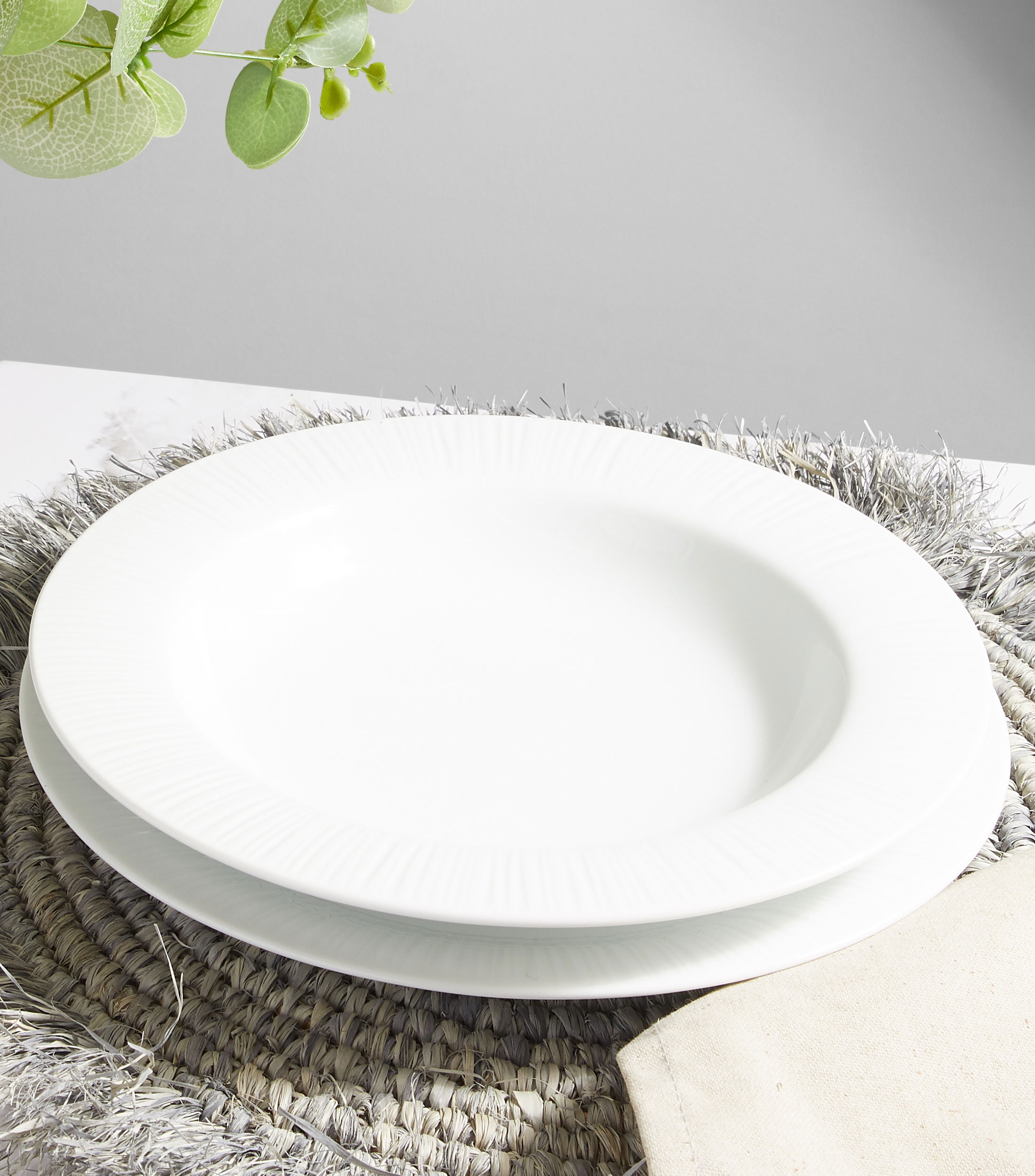 Plato para Sopa Conifere Blanco
