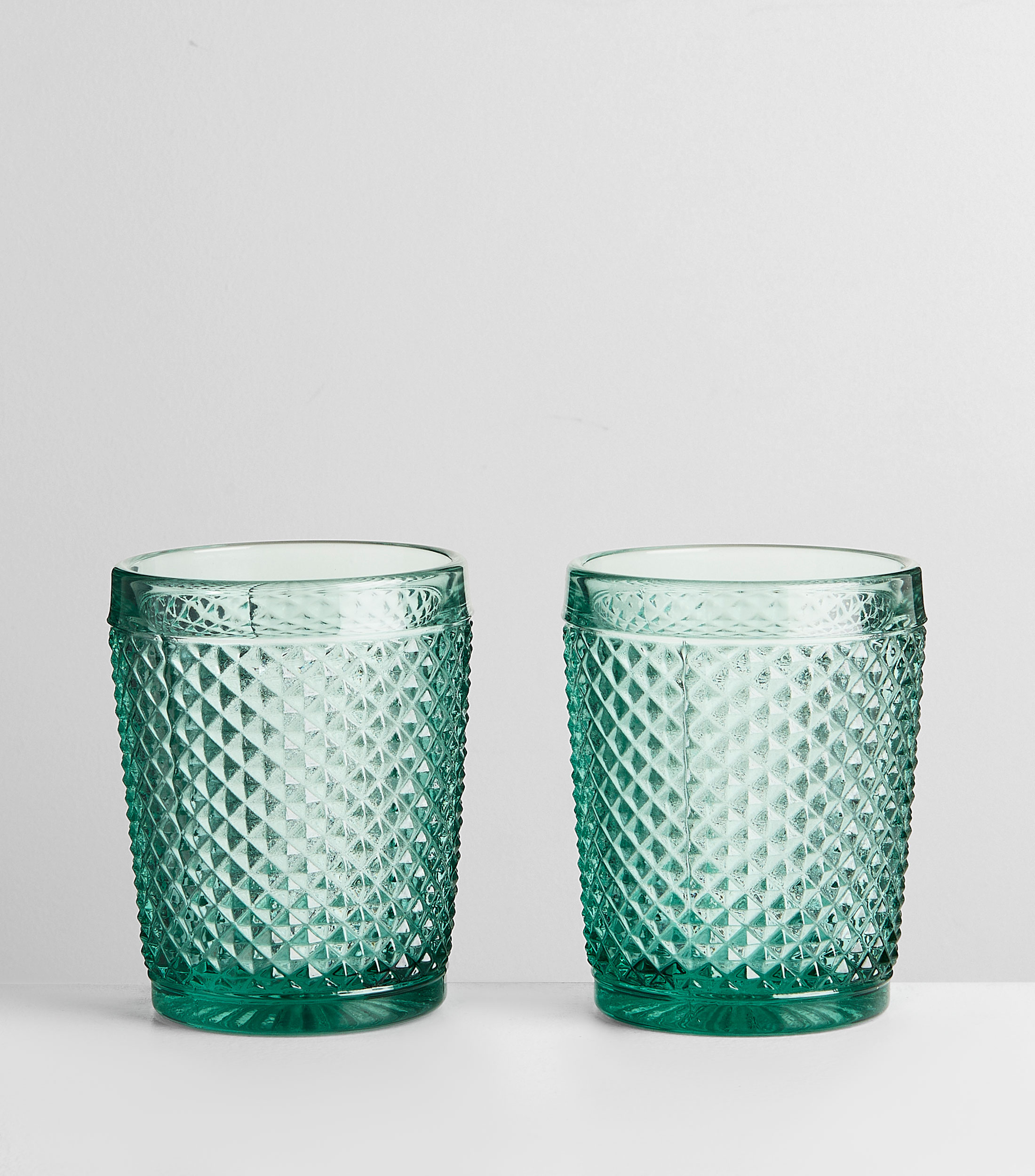 Set 4 vasos old fashion verde menta