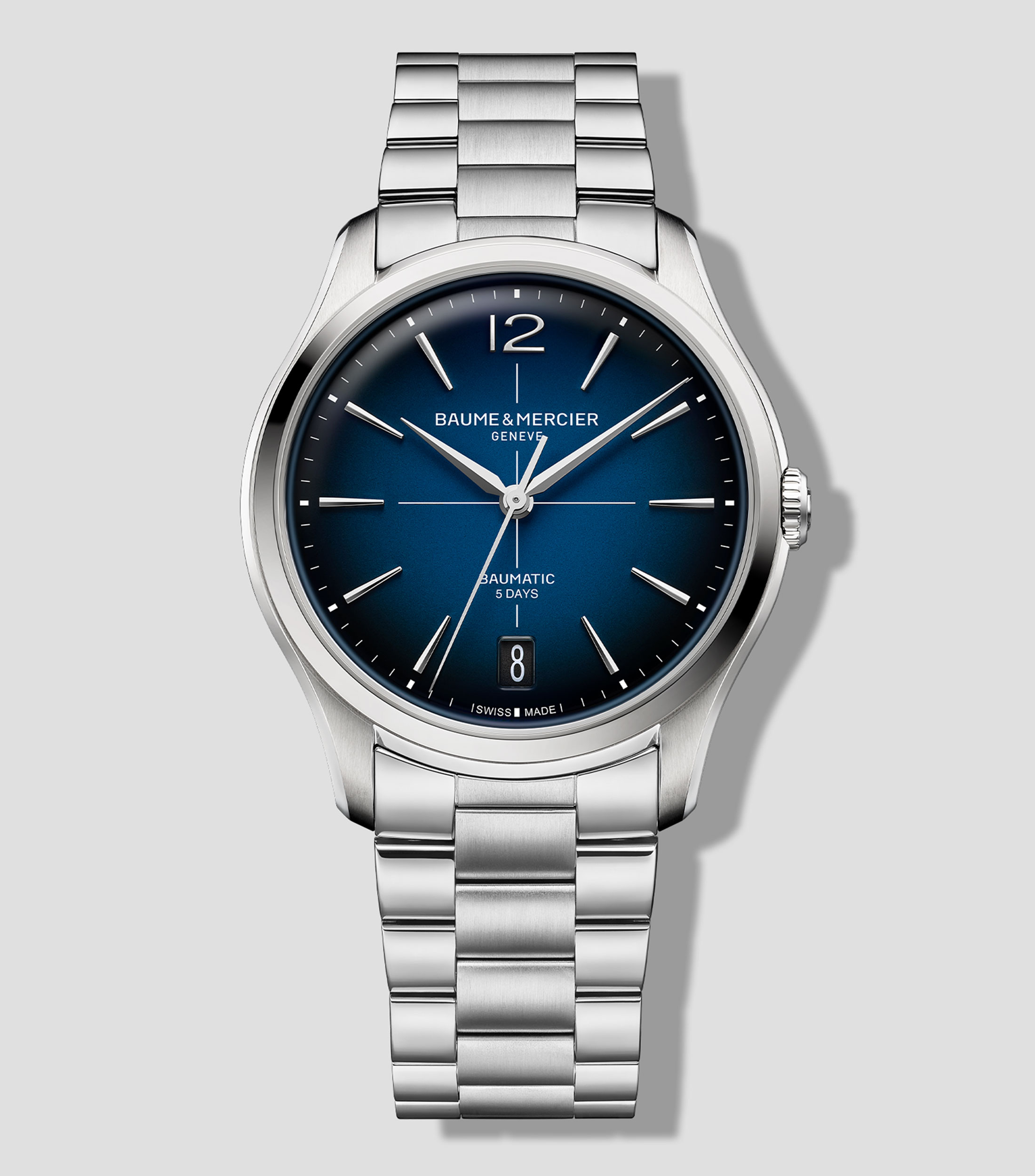 Reloj para Hombre Clifton 10792 casual, Plateado
