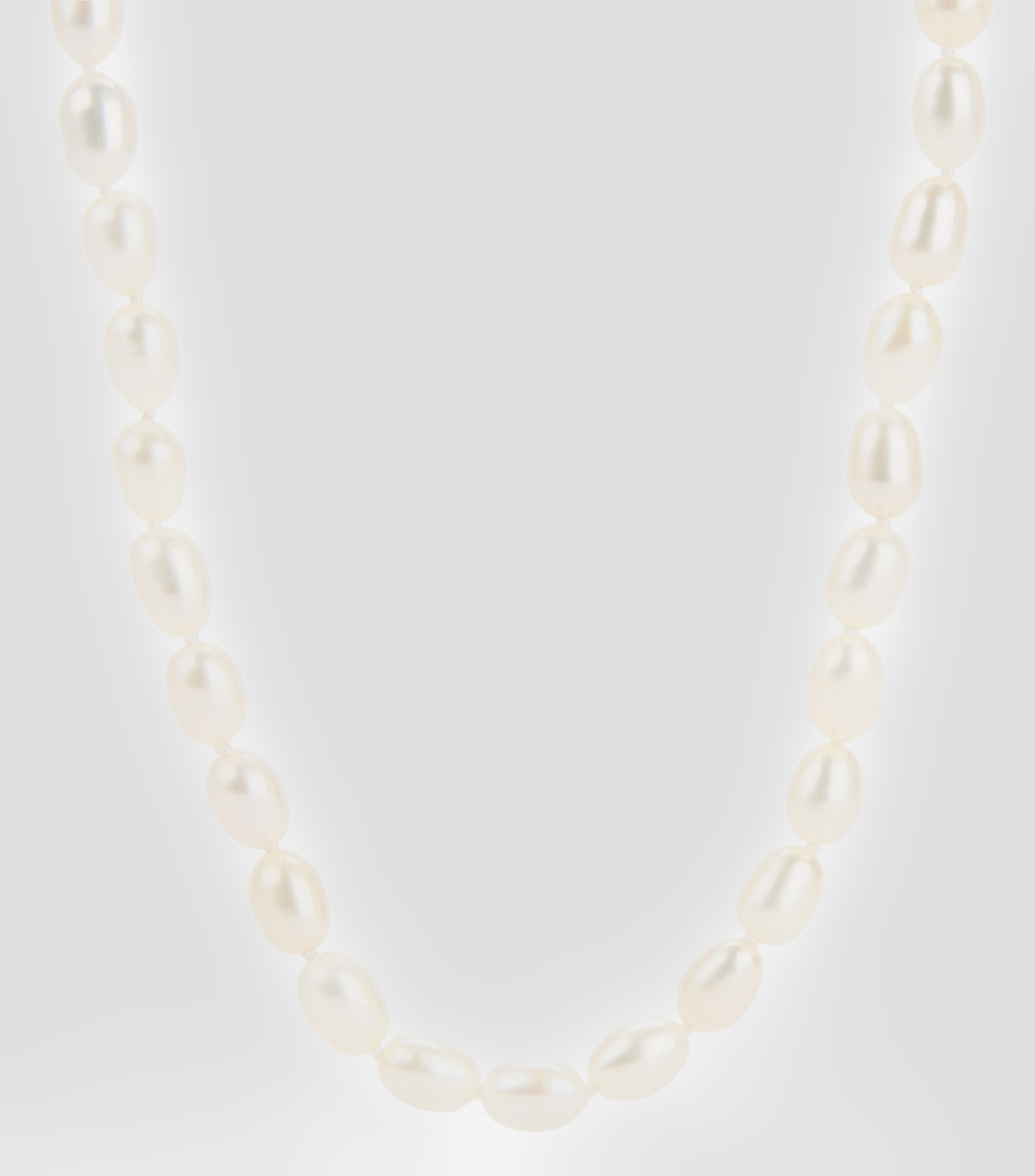 Collar de perlas cultivadas ovaladas Mujer