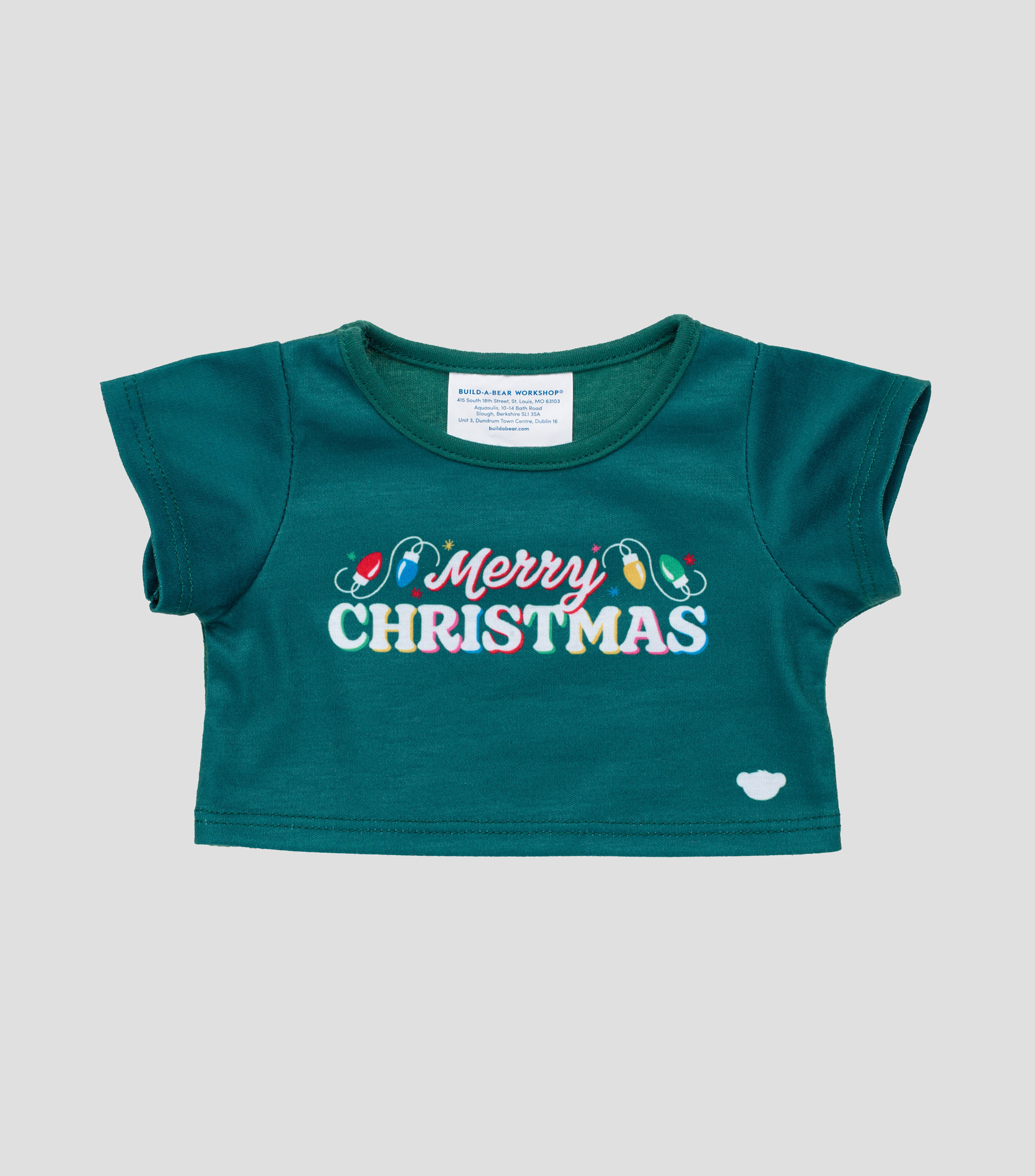 Playera navideña para peluche