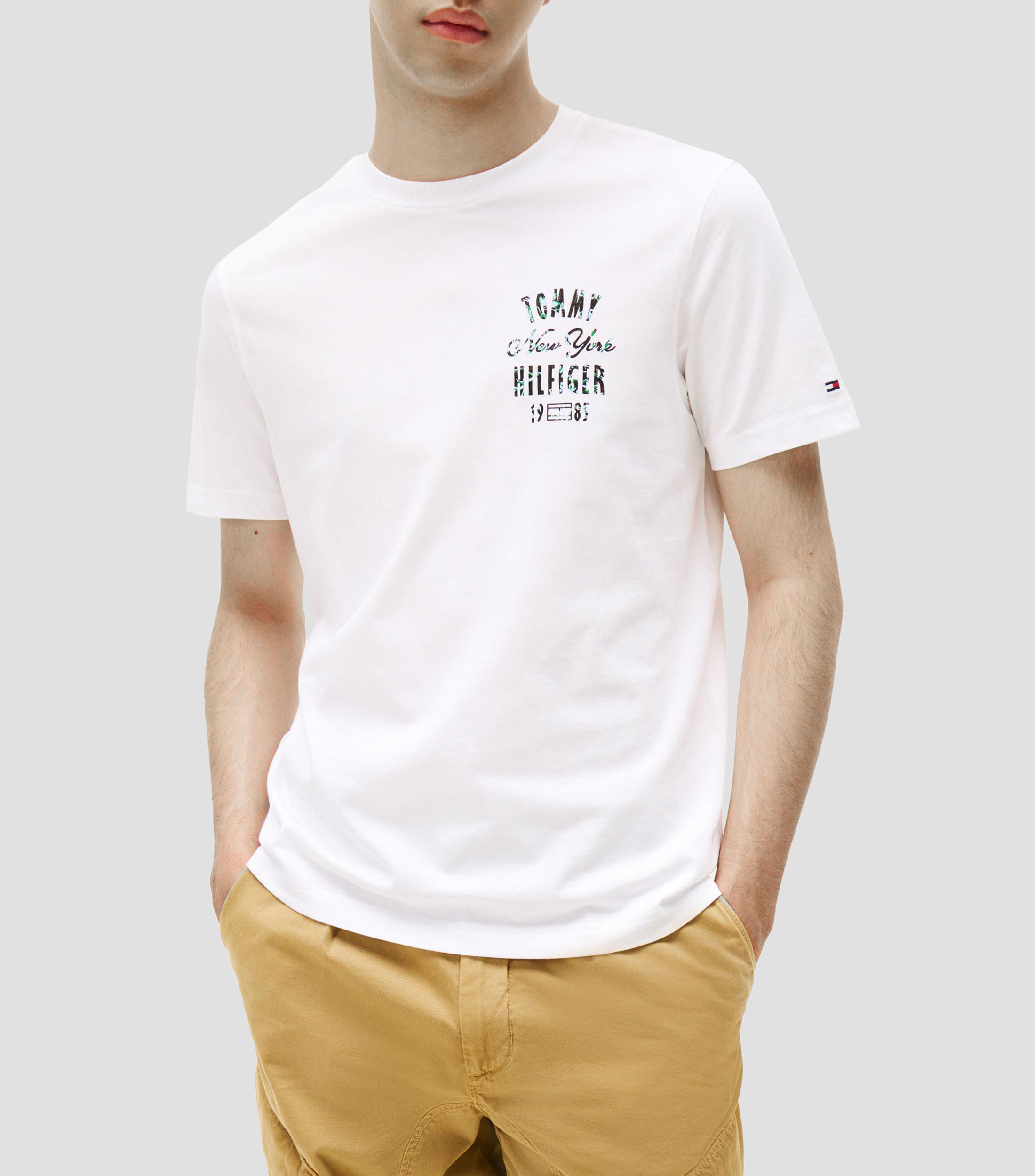 Playera estampada de manga corta Hombre