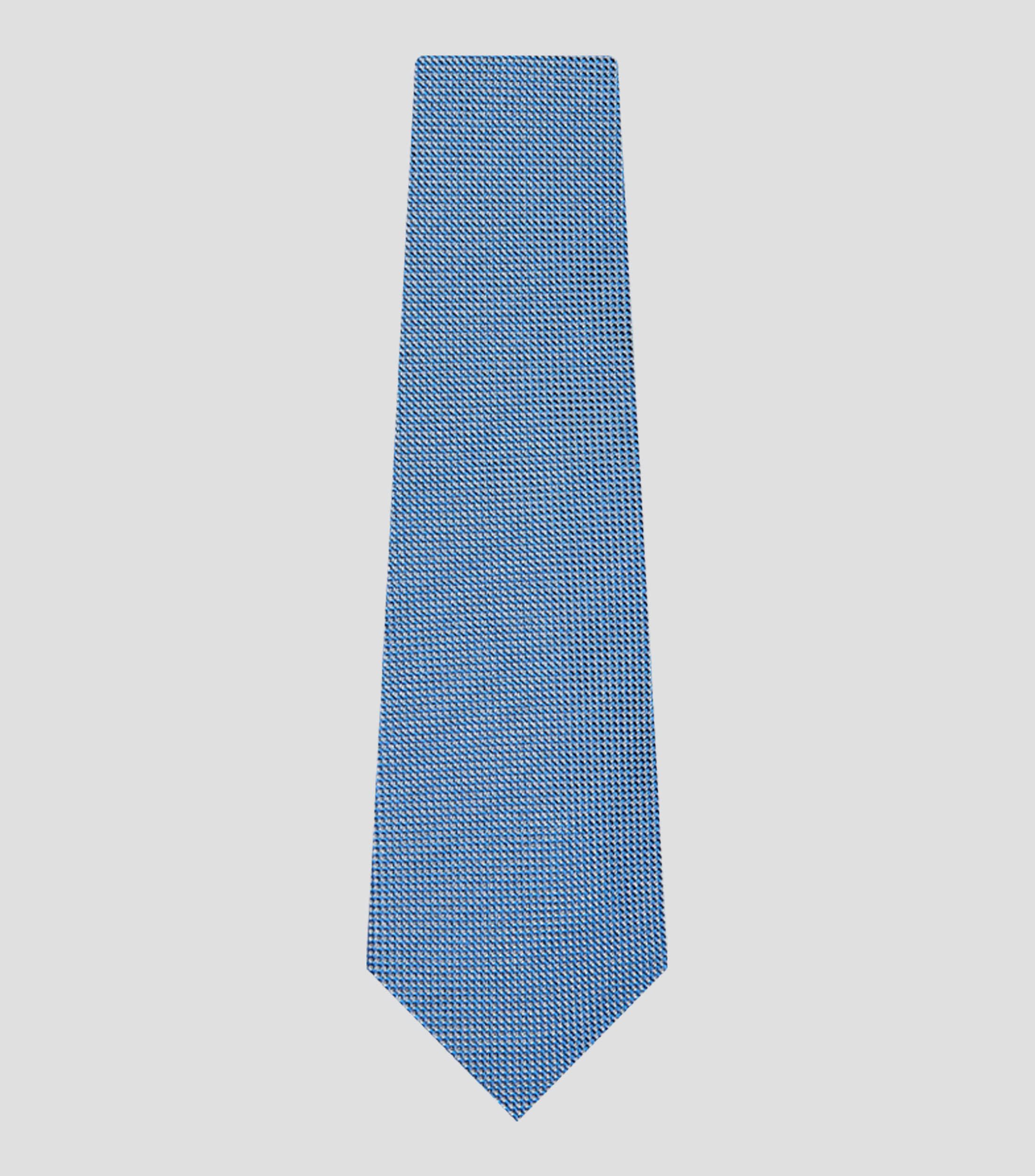 Corbata ancha de seda microdiseño