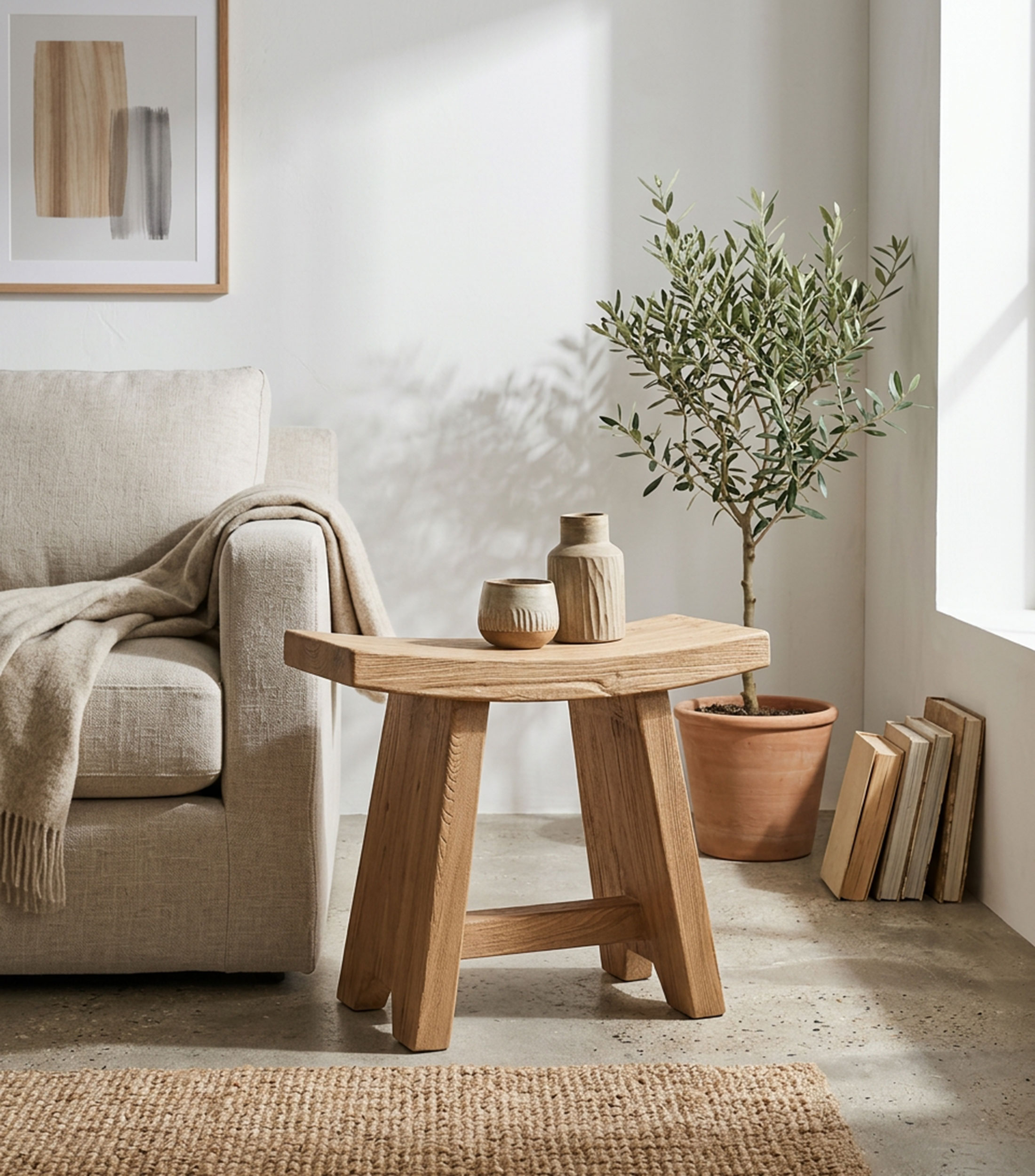 Mesa lateral en madera