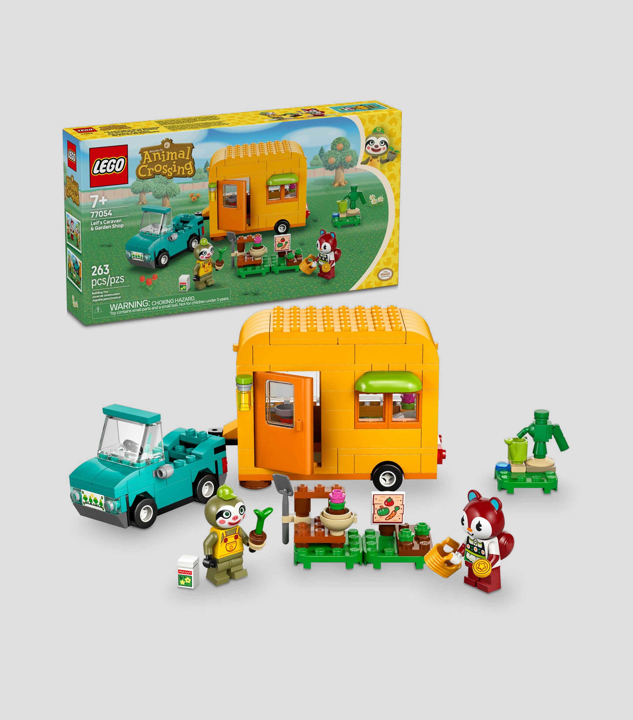 Lego Animal Crossing, Leifs Caravan Garden Shop 77054