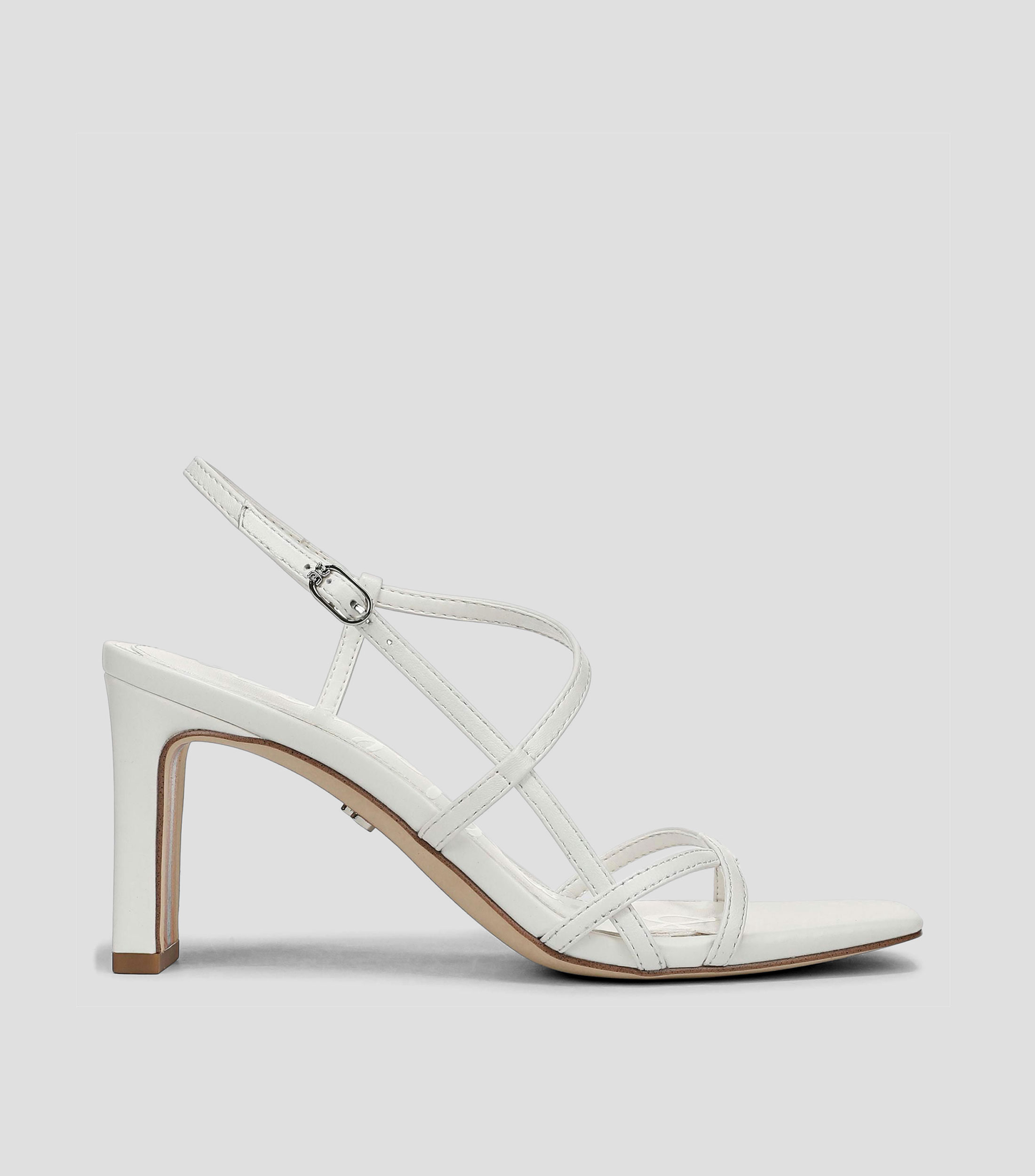 Sandalias con tacón medio cuadrado Mujer