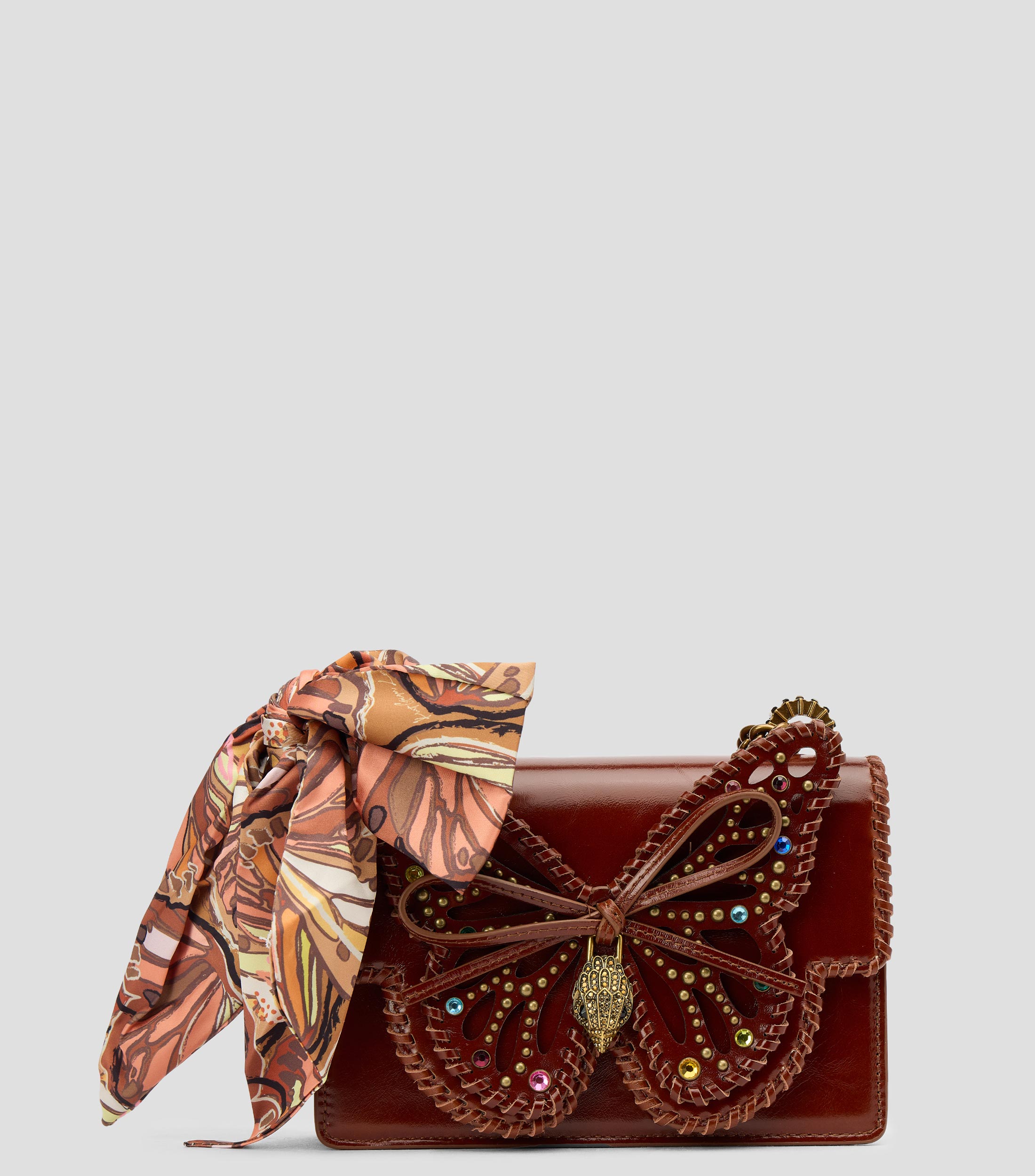 Bolsa crossbody en piel Butterfly fantasía Mujer