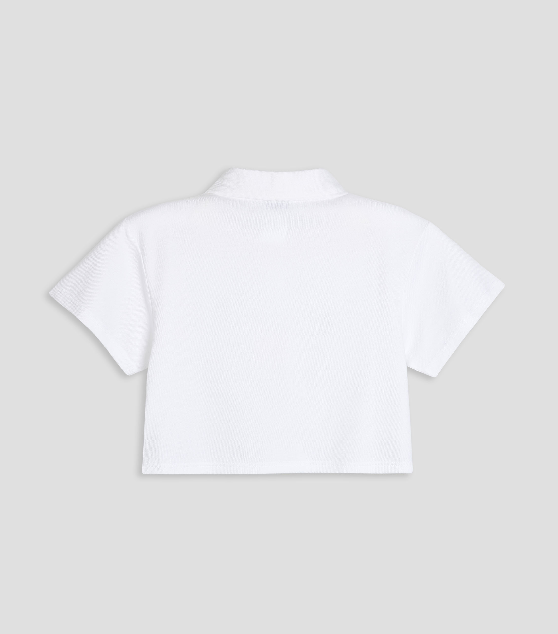 Playera tipo polo manga corta lisa Niña
