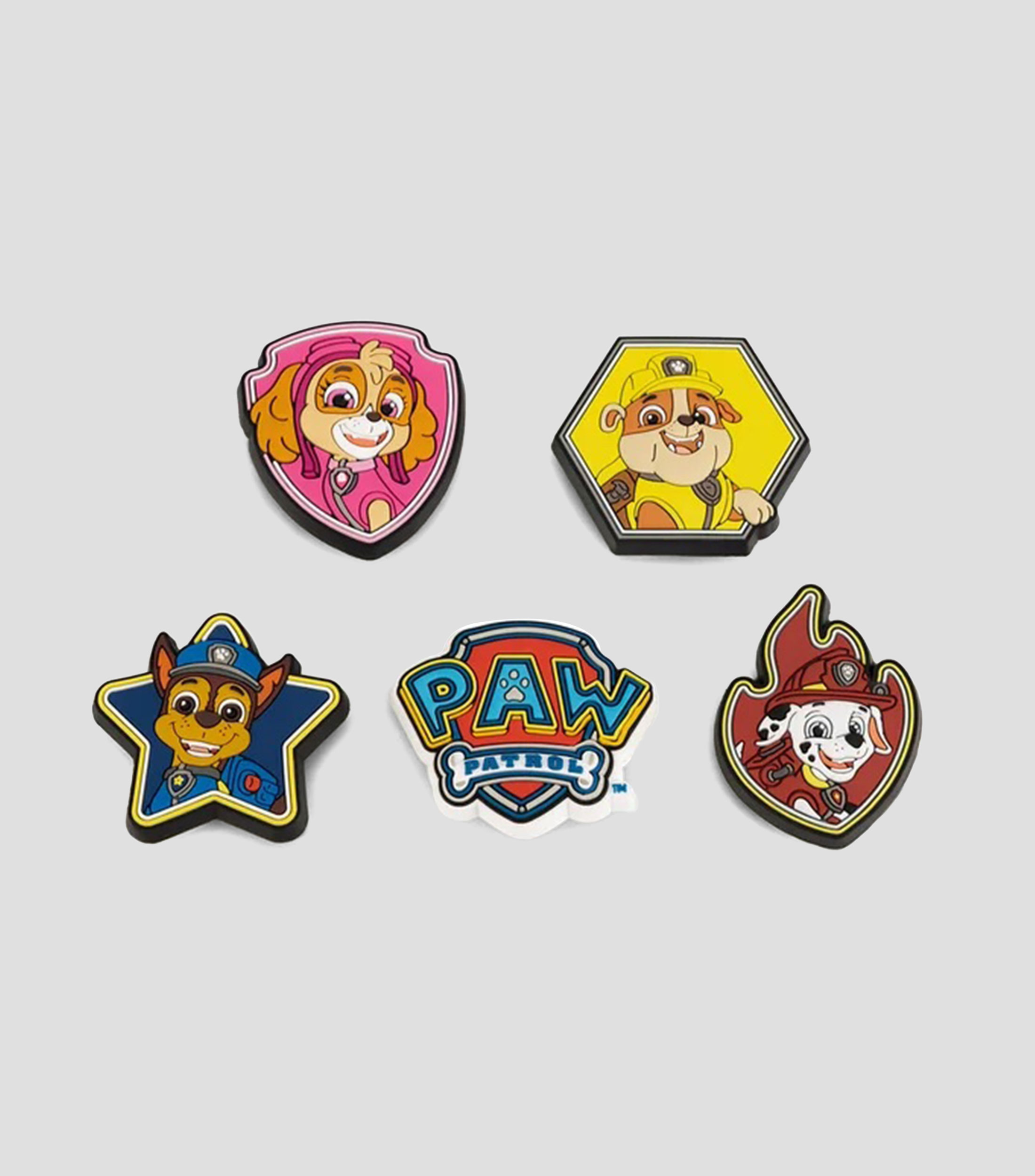 Charms Jibbitz - Paw Patrol, 5 piezas Nino