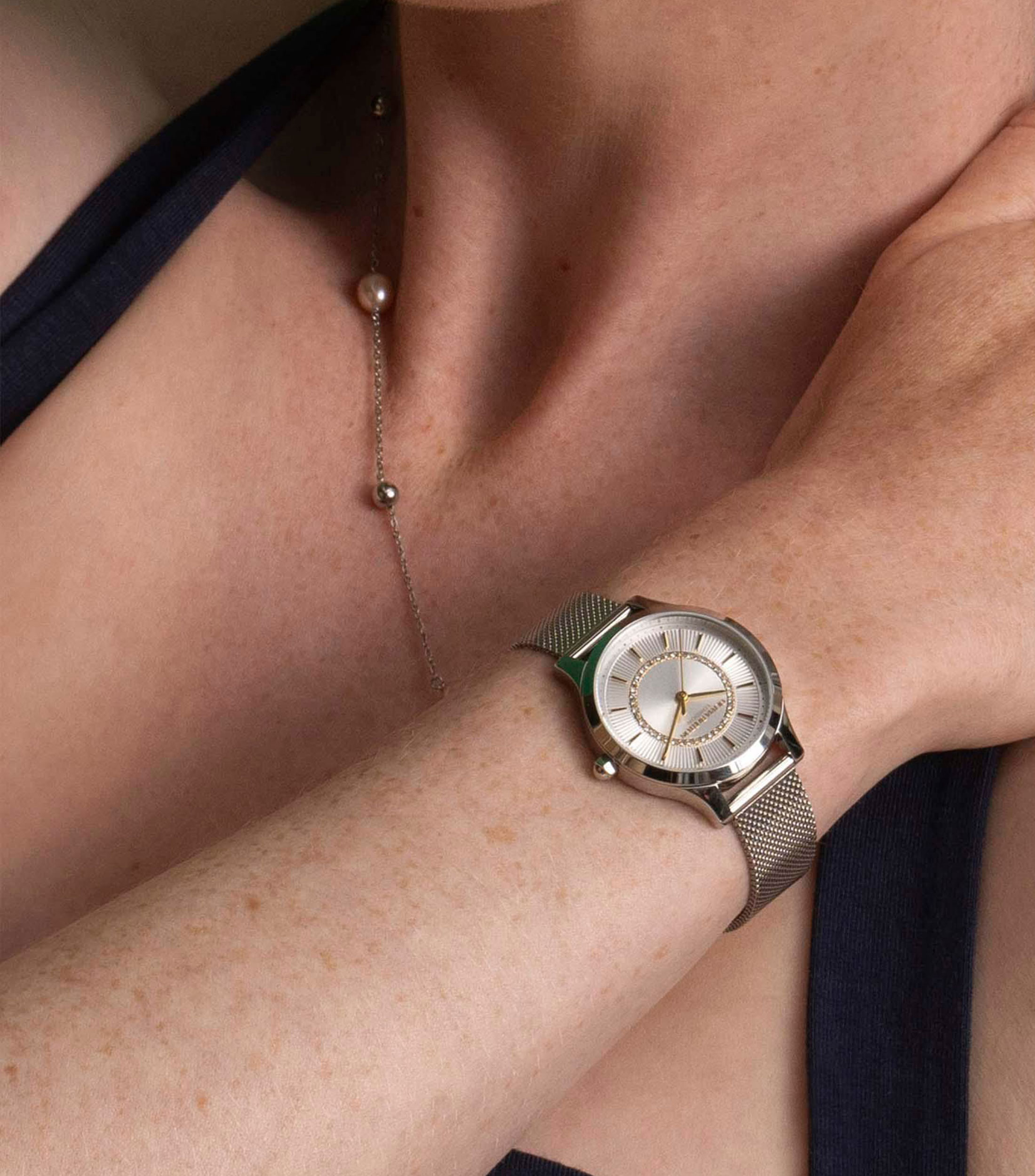 Reloj para Mujer Wonderlust Casual Plateado