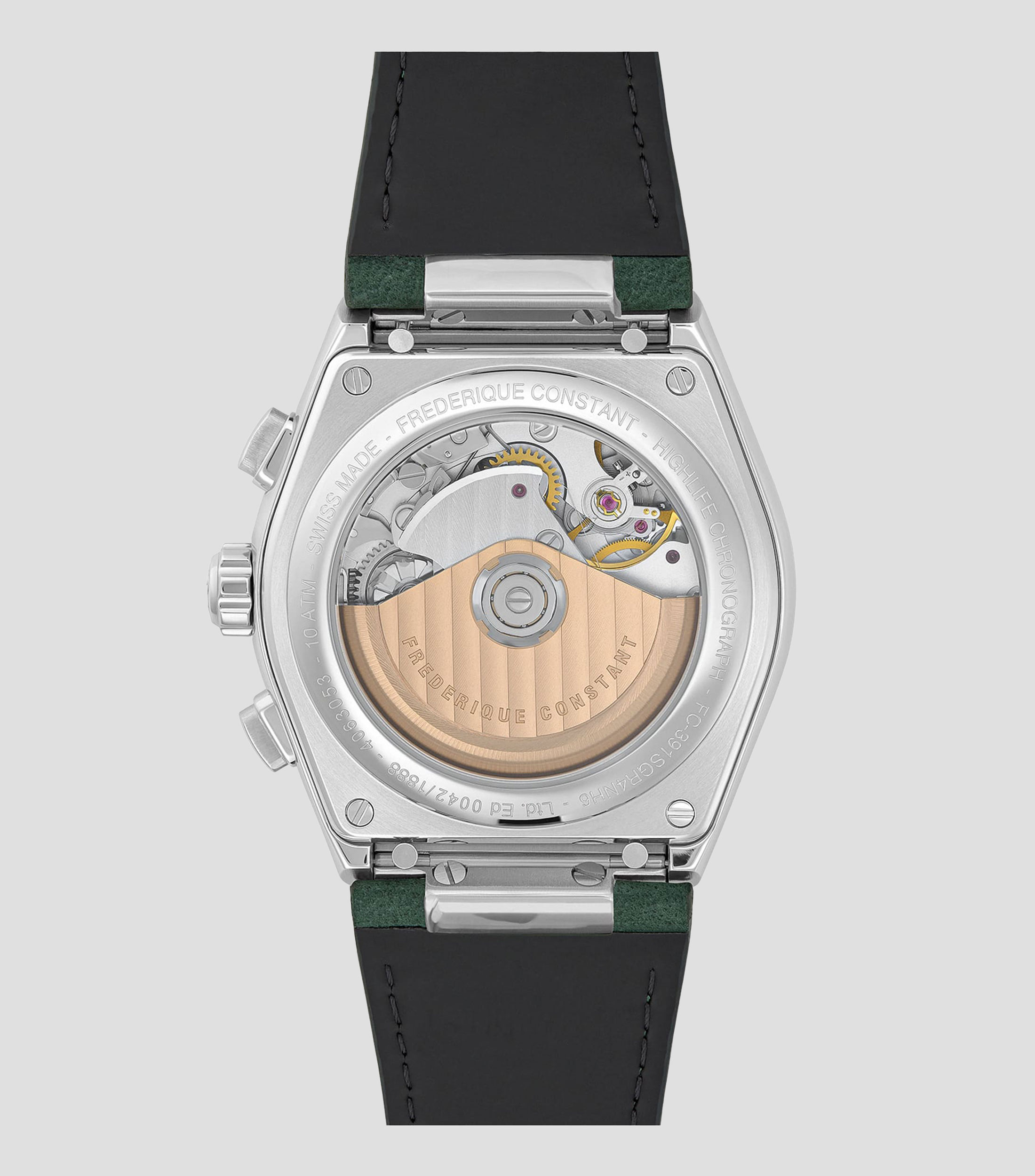 Reloj para hombre Highlife Chrono Green Casual, Plateado