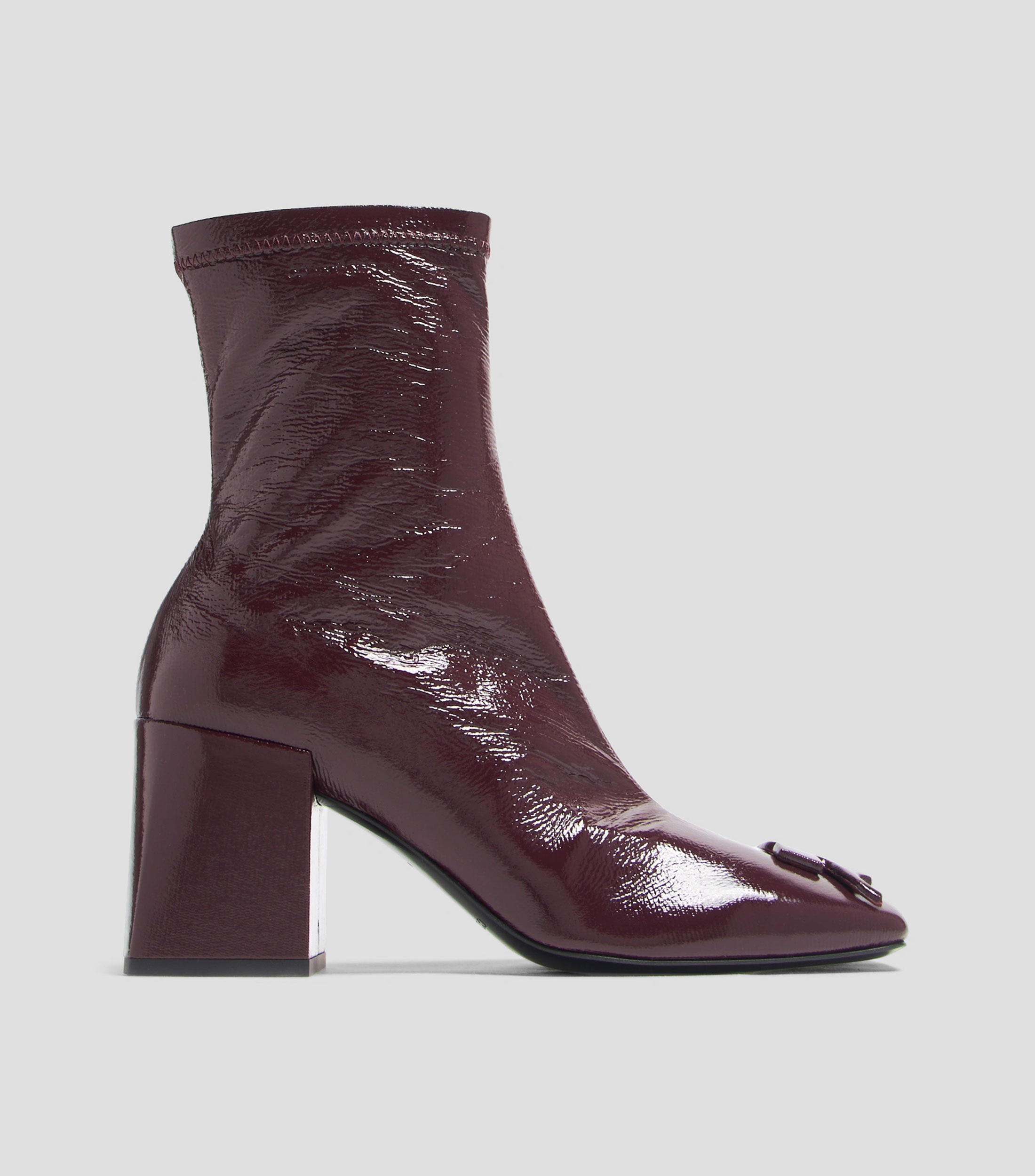 Botas combat media Reedition con tacón medio cuadrado Mujer