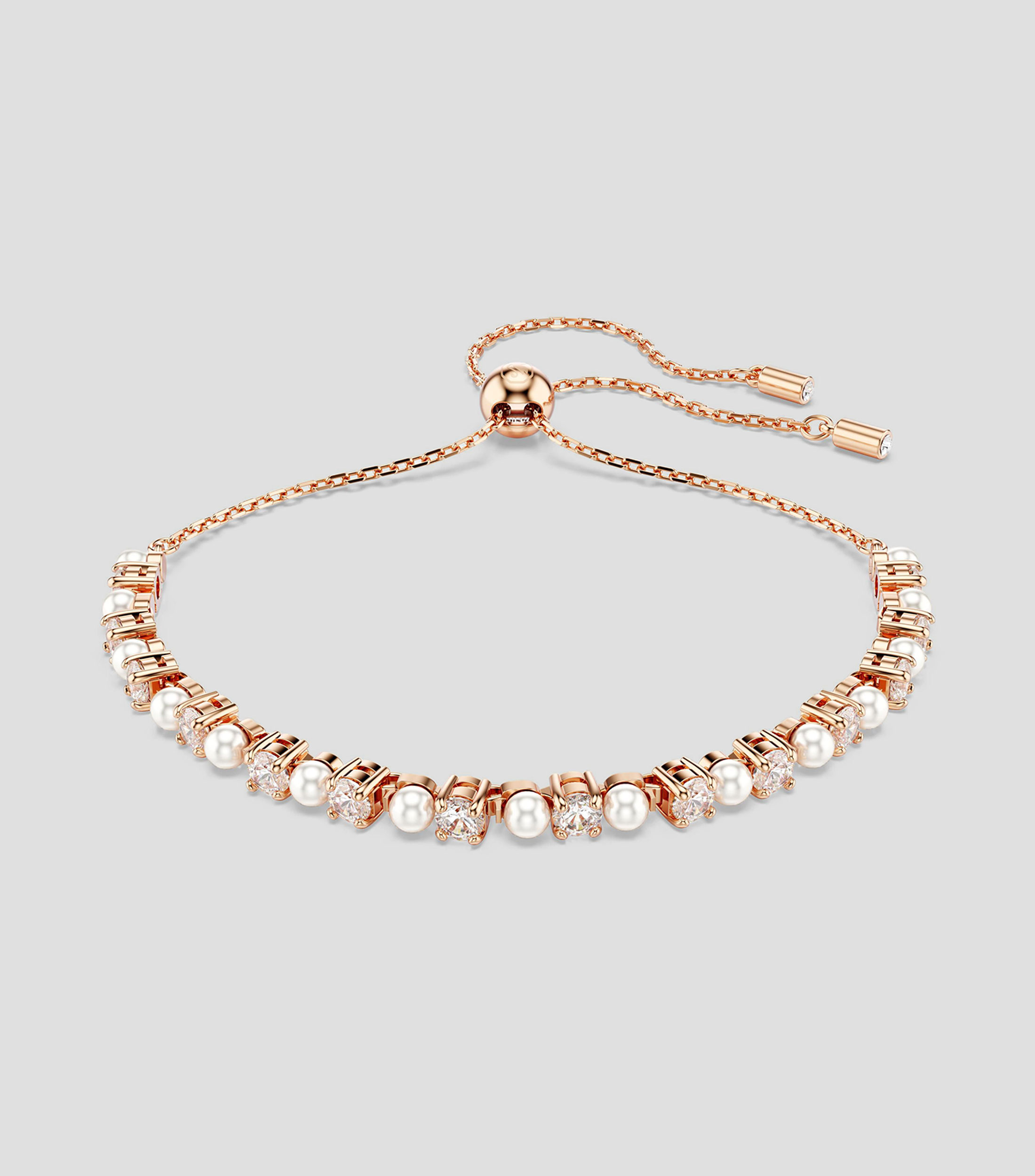Brazalete con perlas y cristales Matrix Mujer