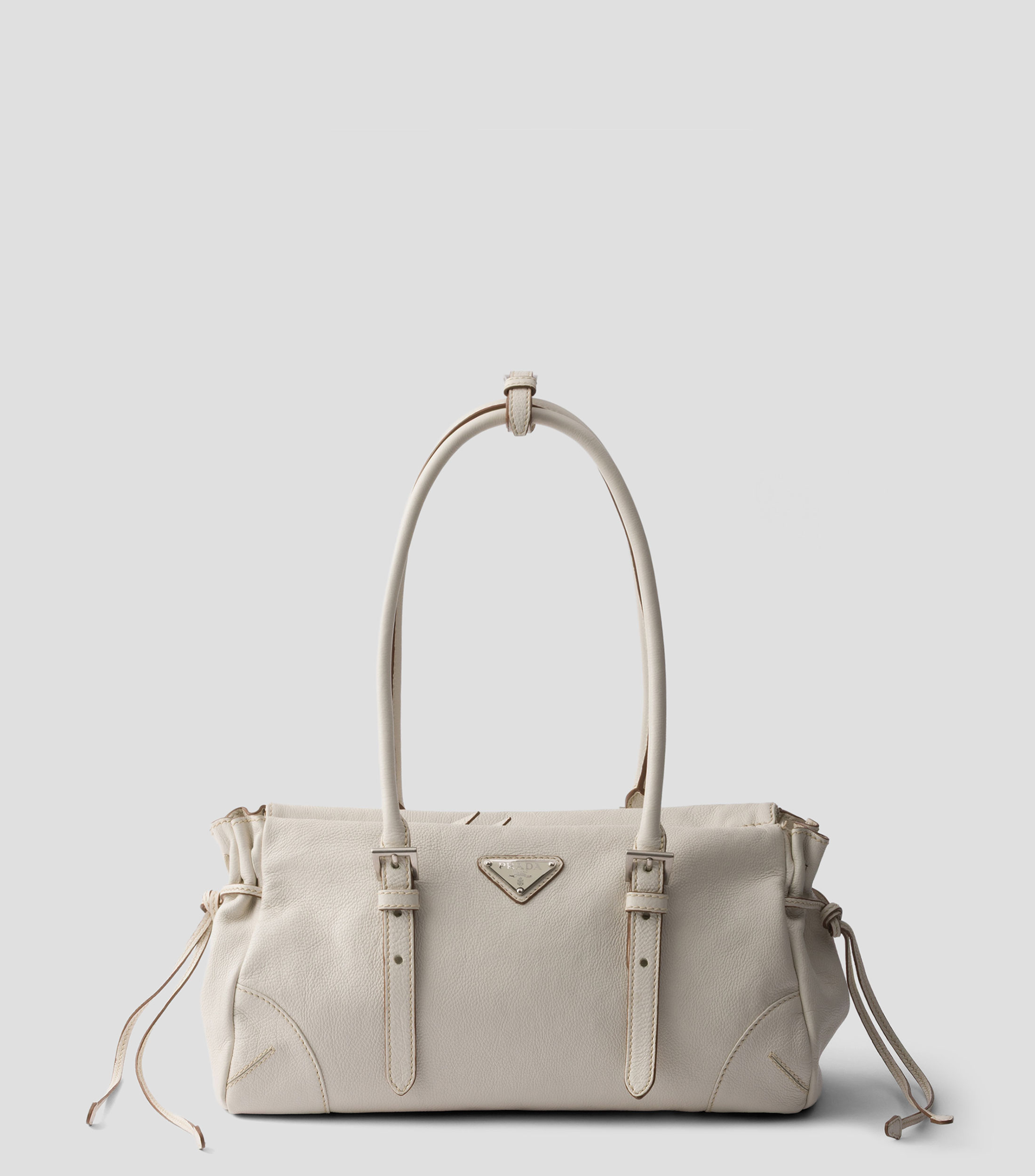 Bolsa Tote Blanca en Piel Bonnie, Mujer