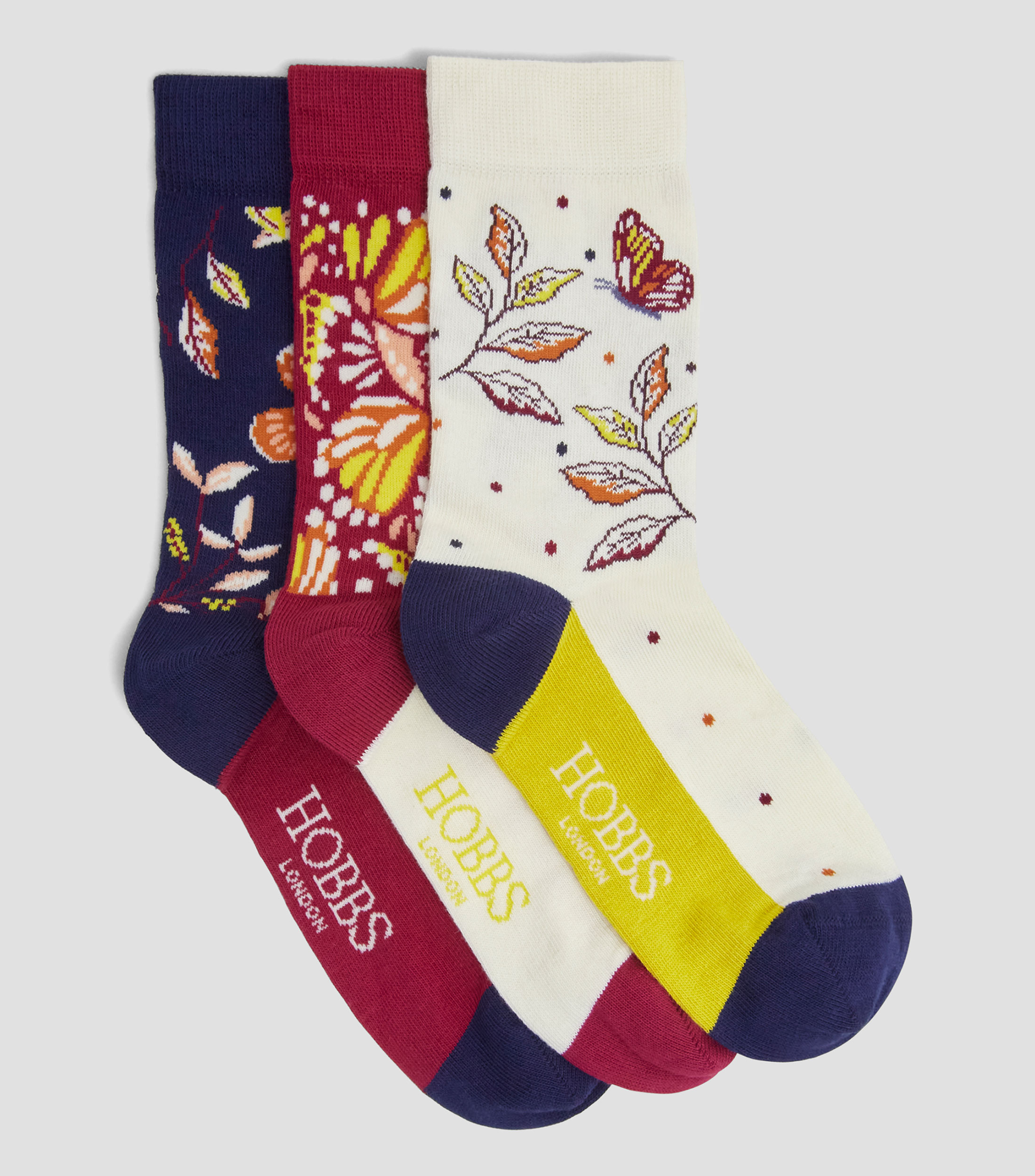 Set 3 Calcetines Butterfly Mujer