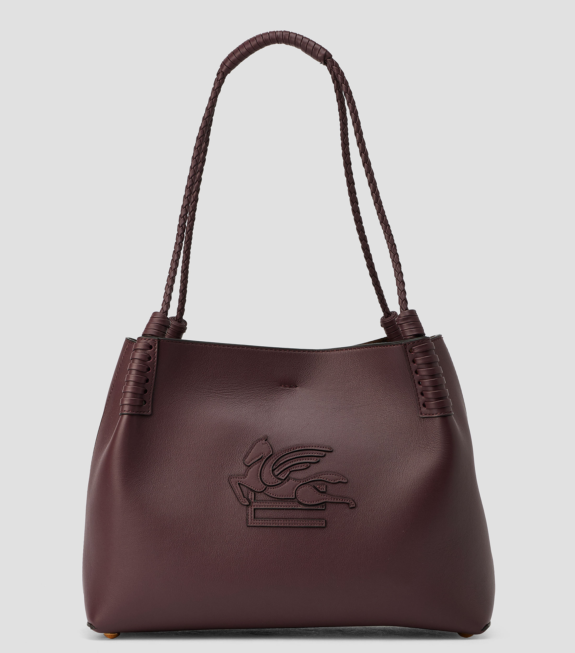 Bolsa Shoulder en piel vacuna Shopping Libra lisa Mujer