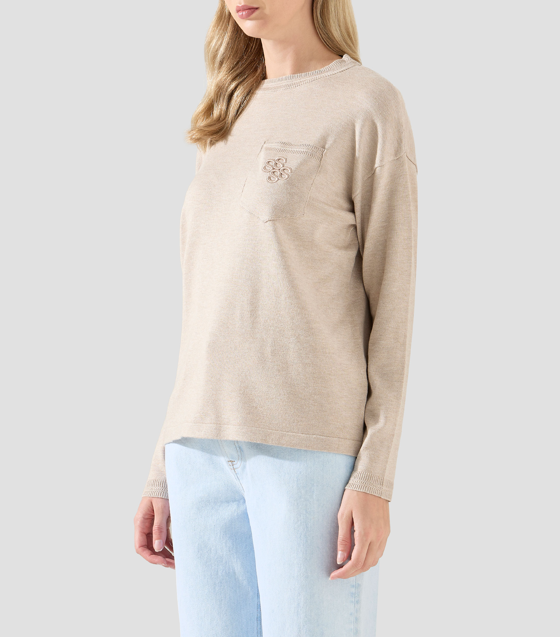 Suéter Cuello Redondo Mujer