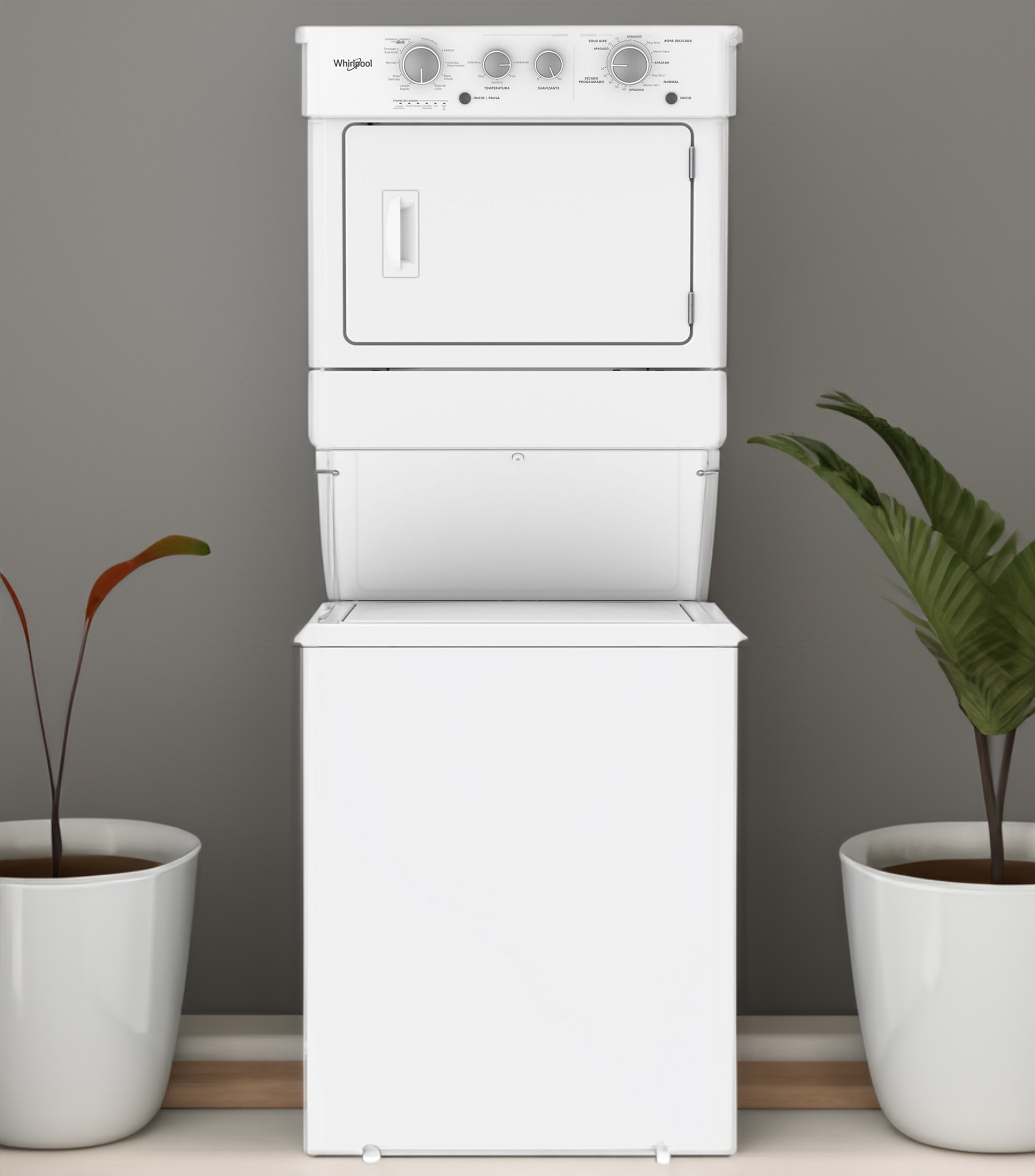 Centro de Lavado Eléctrico de Carga Superior 20 Kg Blanco