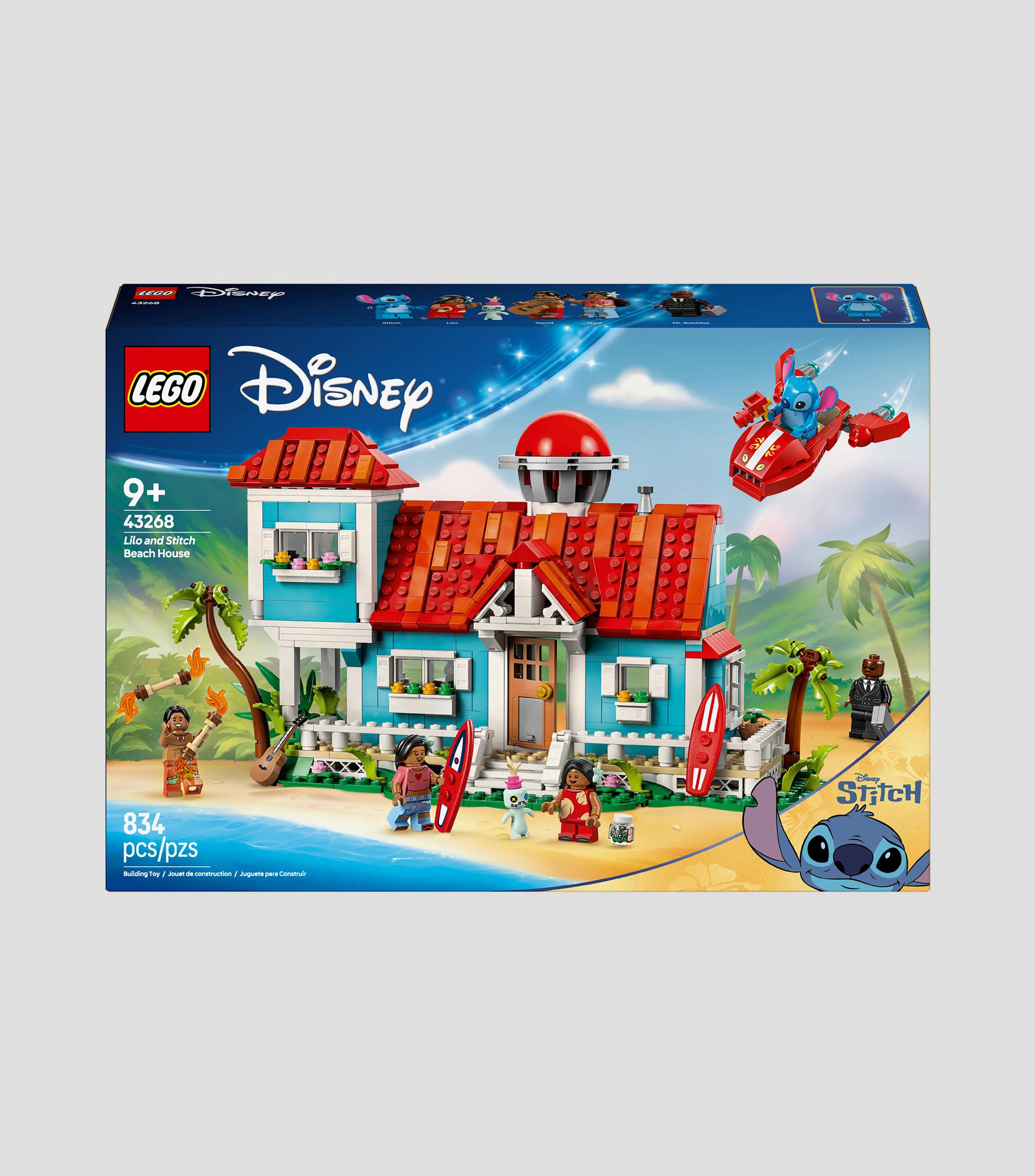 Lego Disney Casa en la Playa de Lilo y Stitch 43268