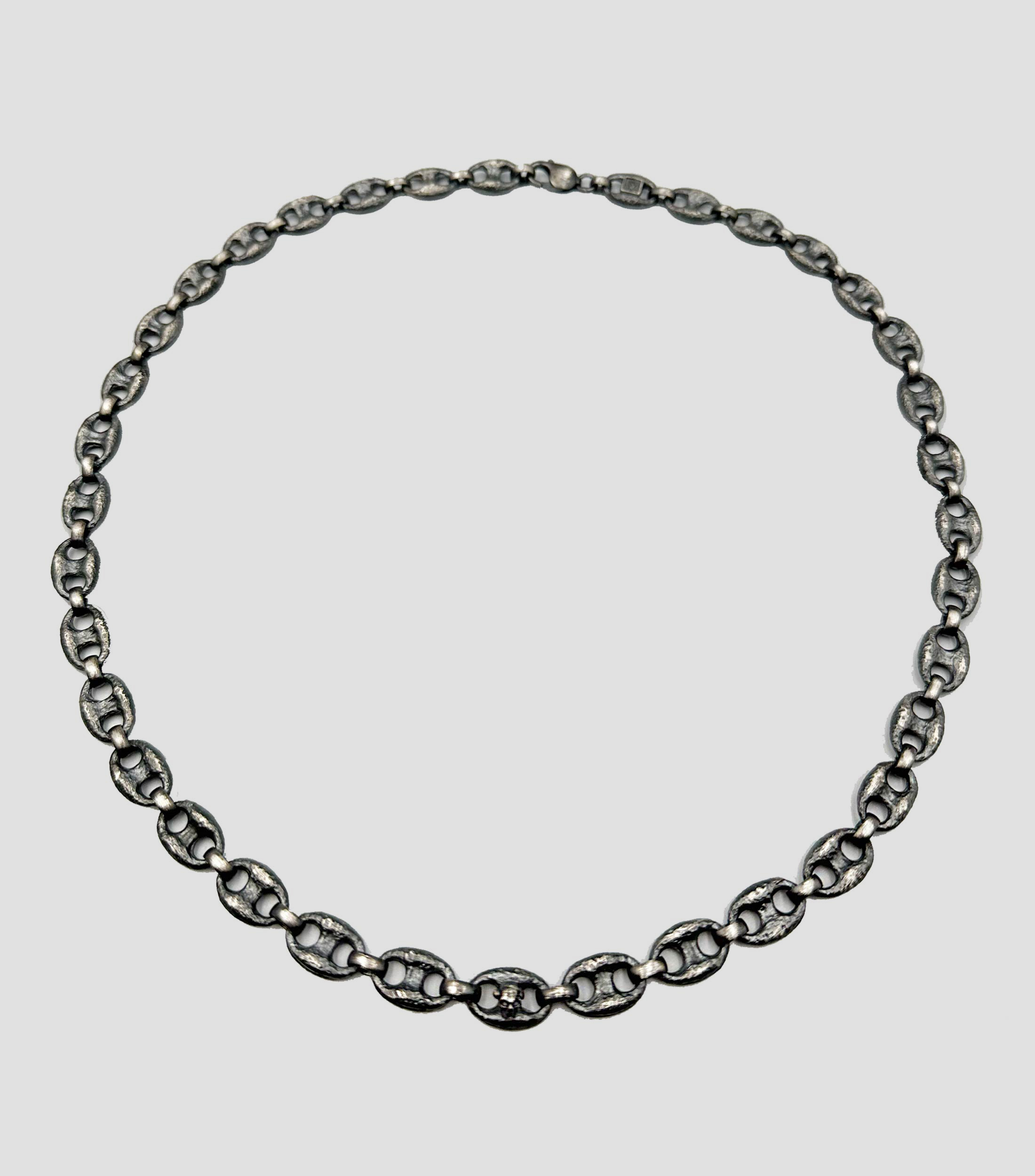 Cadena Can Pull Chain Skull en plata .925 Unisex