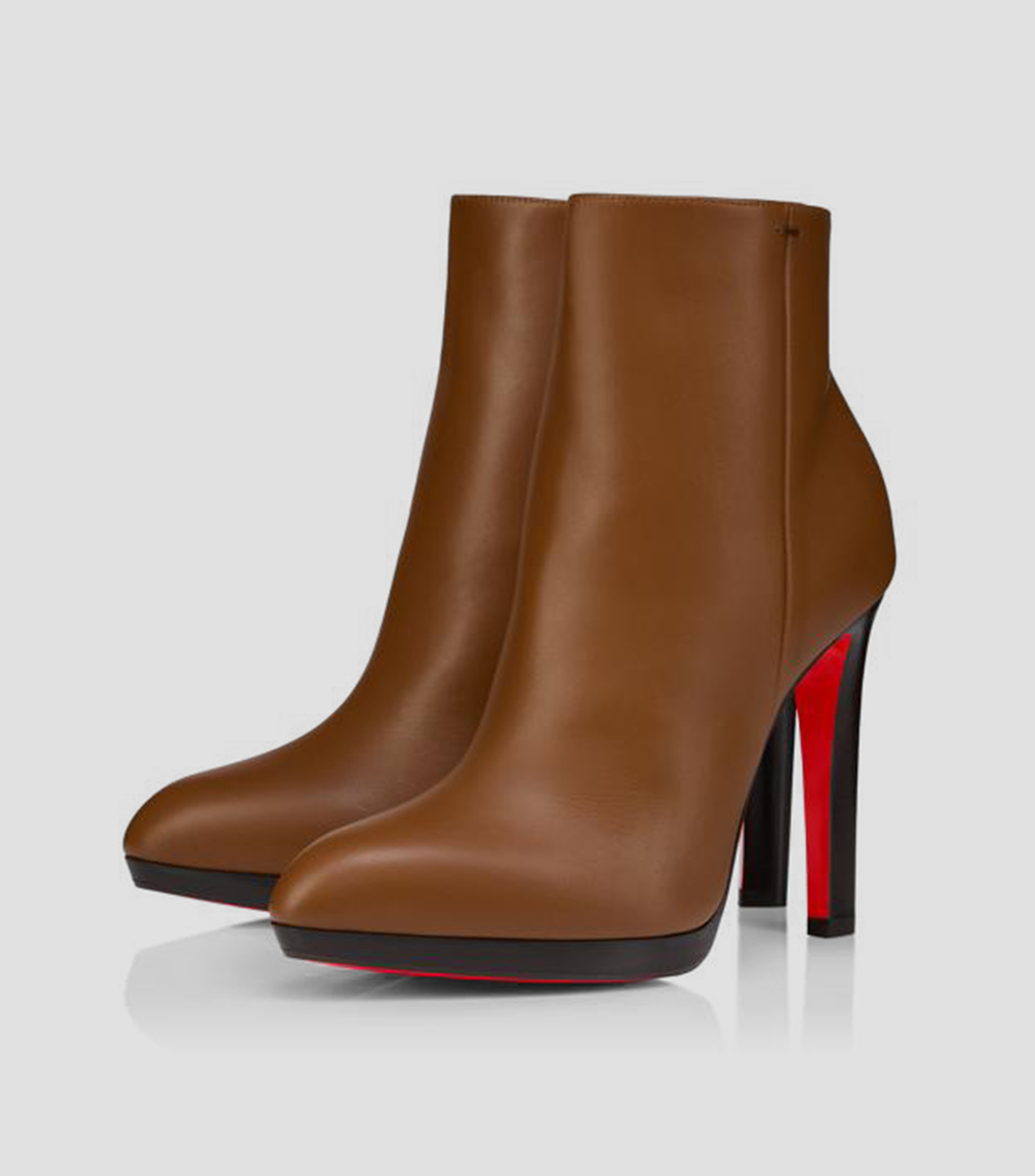 Botines casuales Fannylove en piel con tacón alto y delgado Mujer