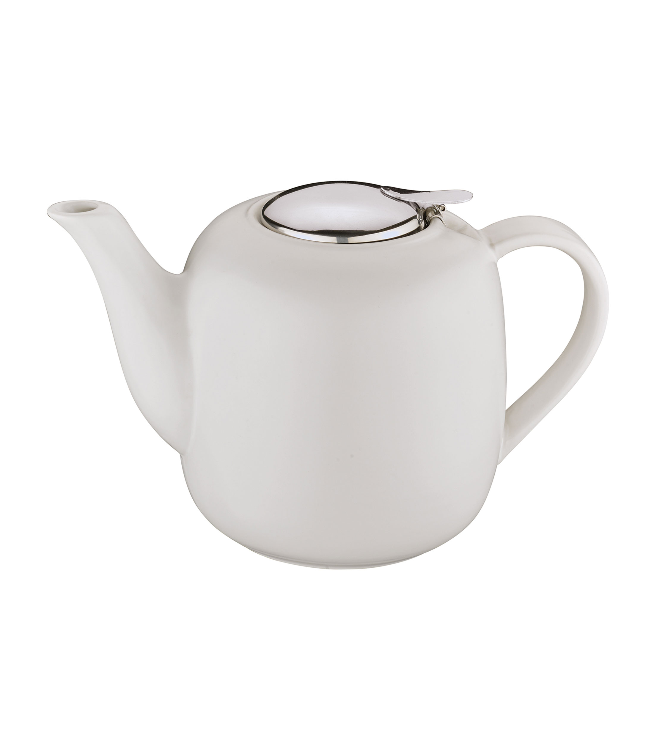 Tetera con colador Blanca