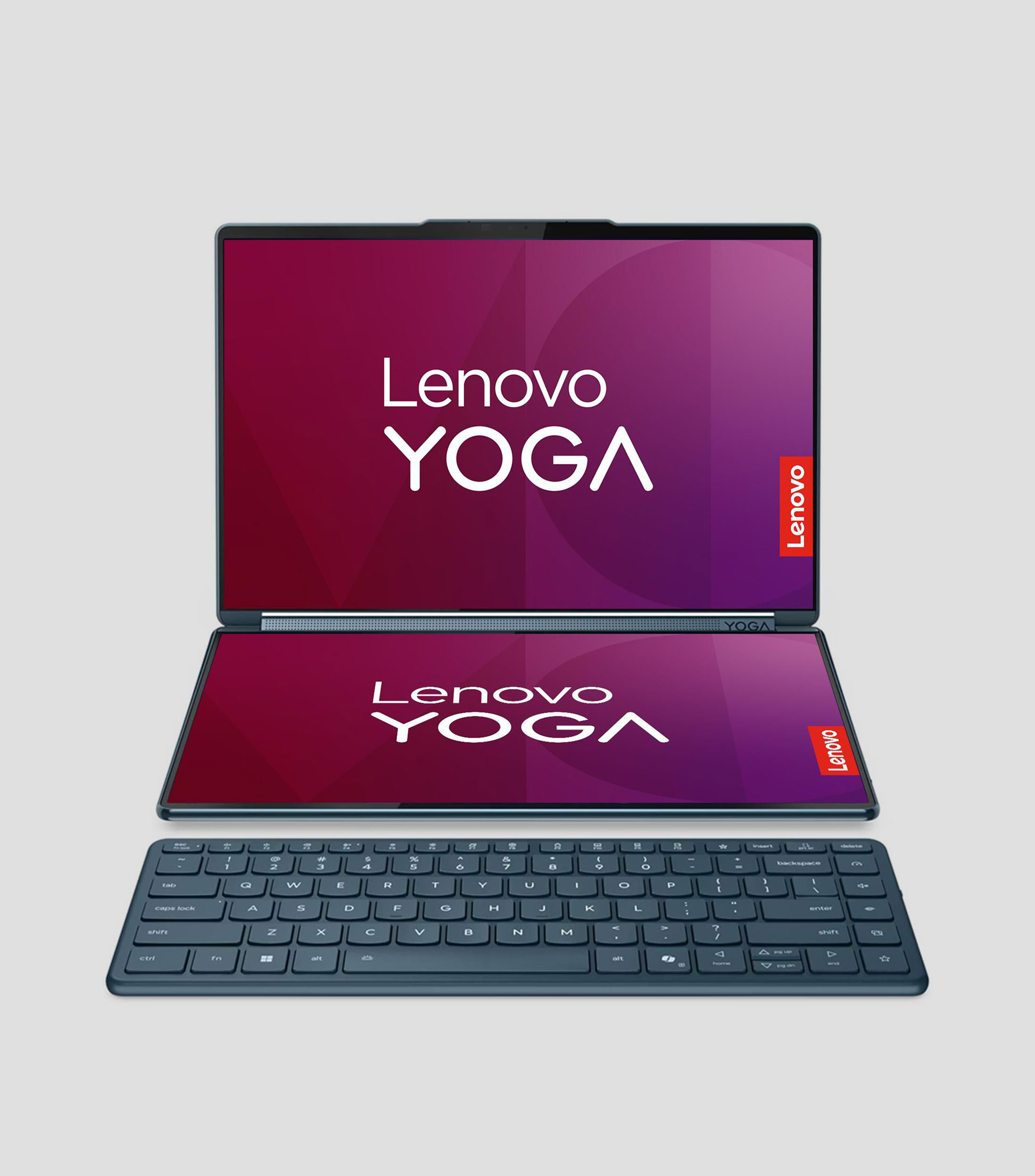 Laptop, Yoga Book 9 14IAH10, 14", Intel Core Ultra 7 255H, 16 GB, 1 TB SSD, Gris