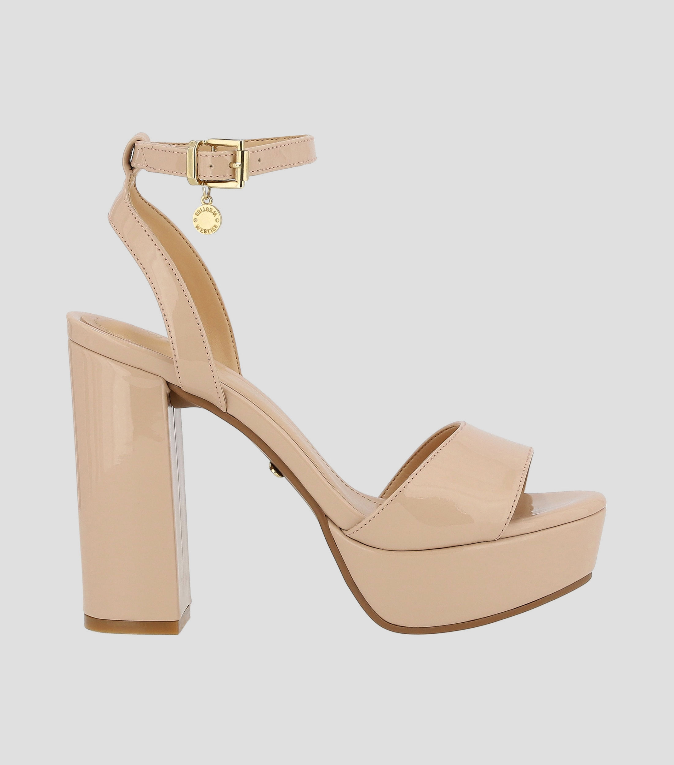 Sandalias con tacon alto Media Luna Mujer