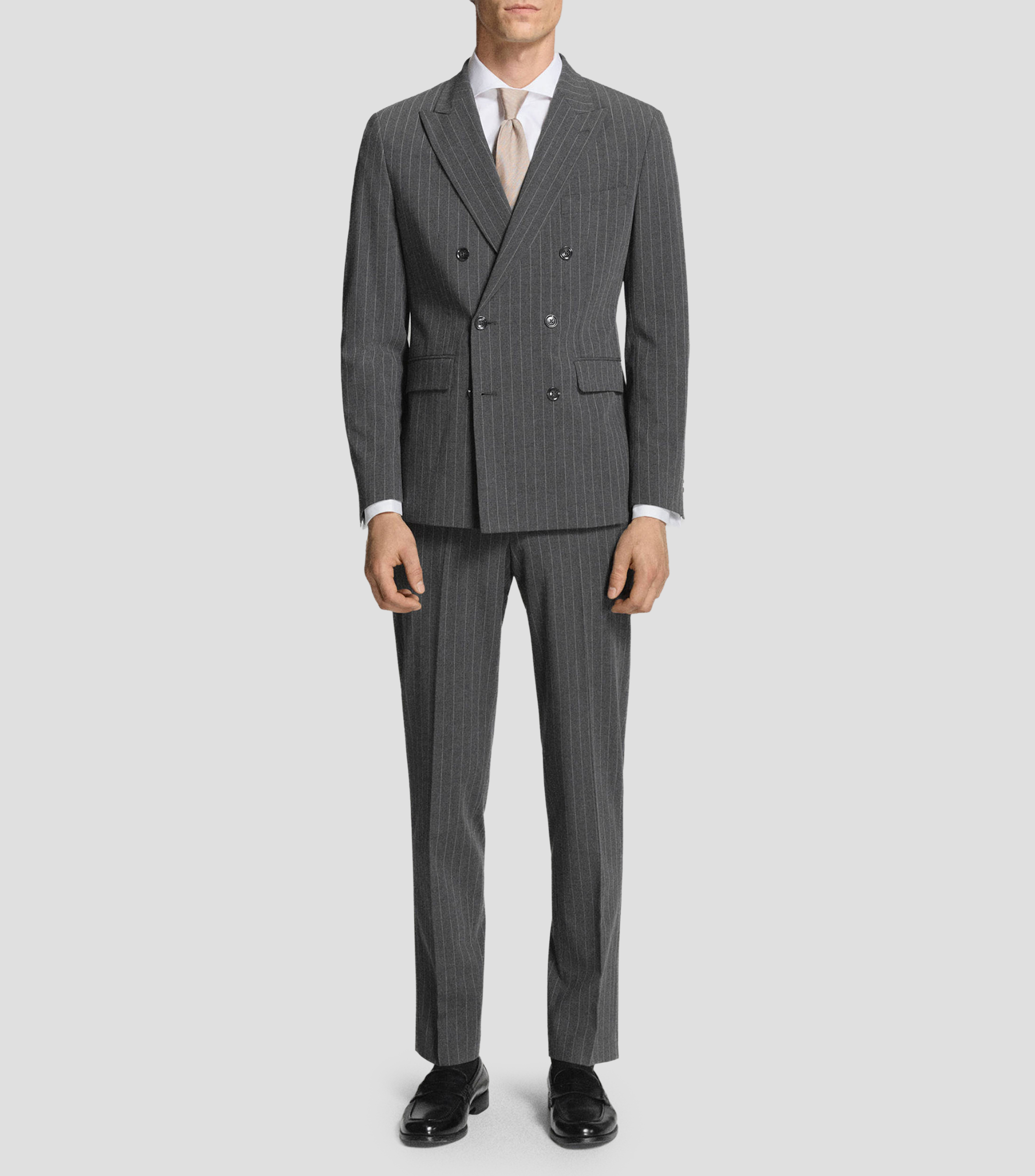 Camisa manga larga liso Hombre