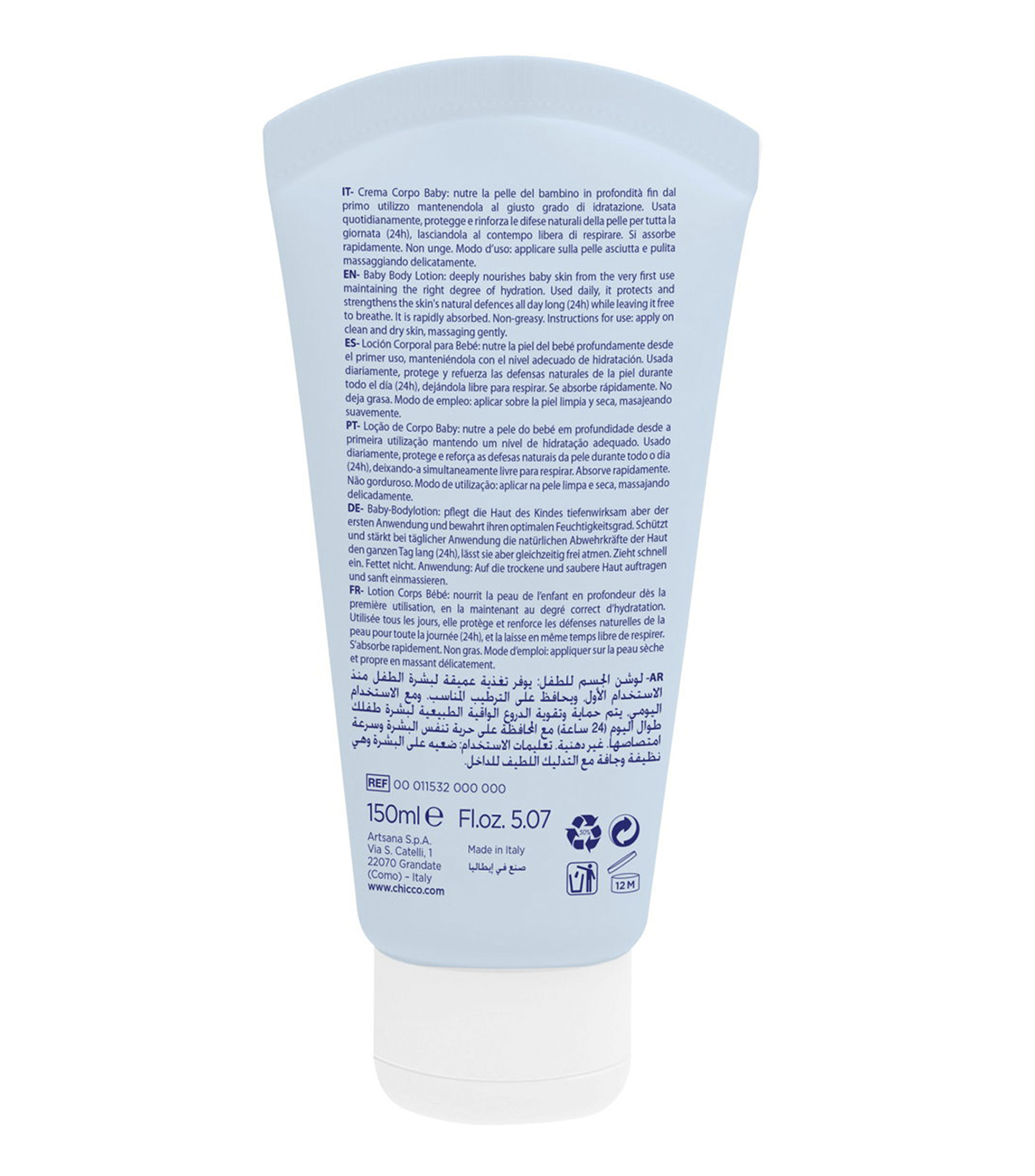 Crema corporal Natural Sensation, 150 ml