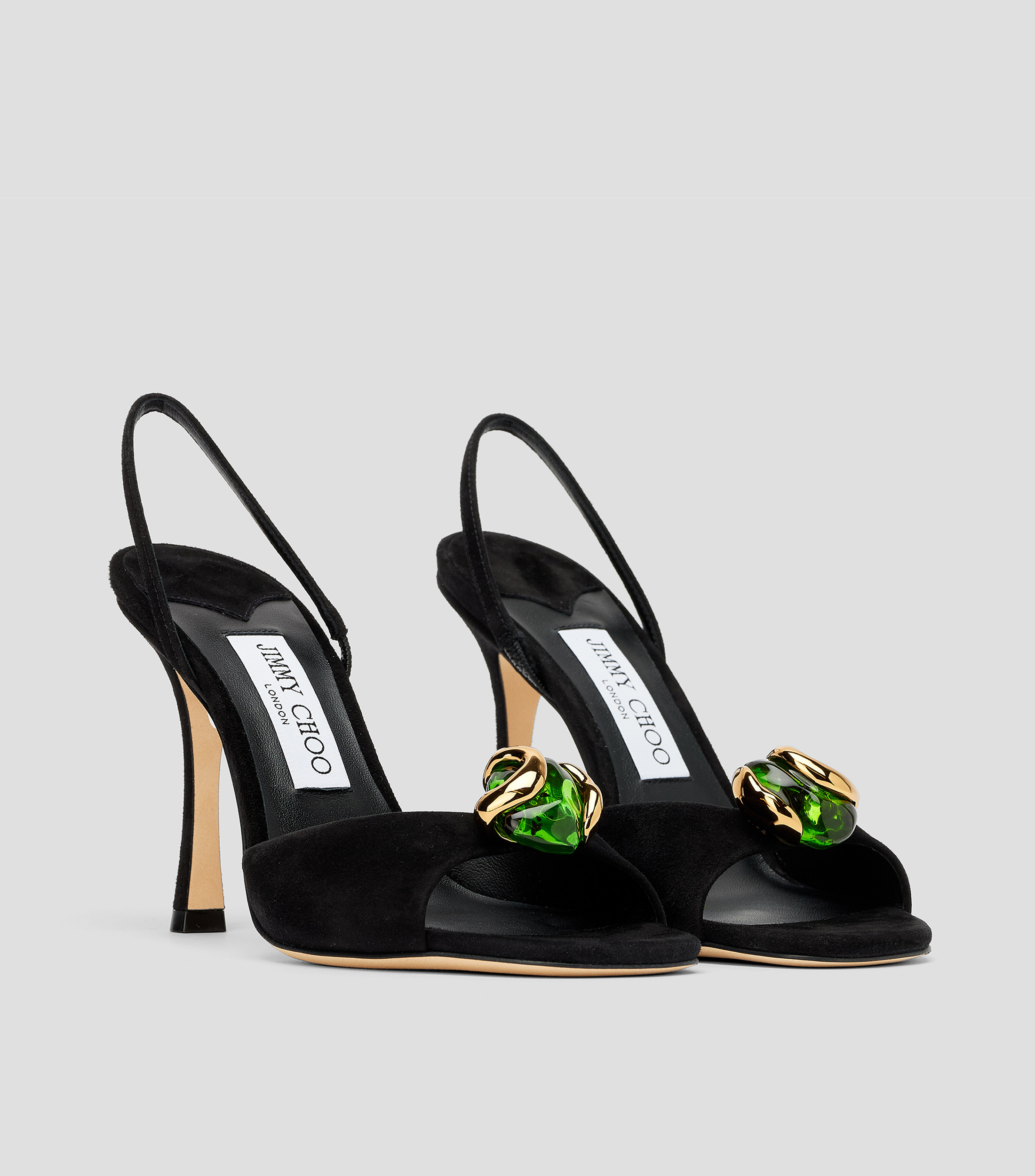 Sandalias con tacón alto delgado Mujer