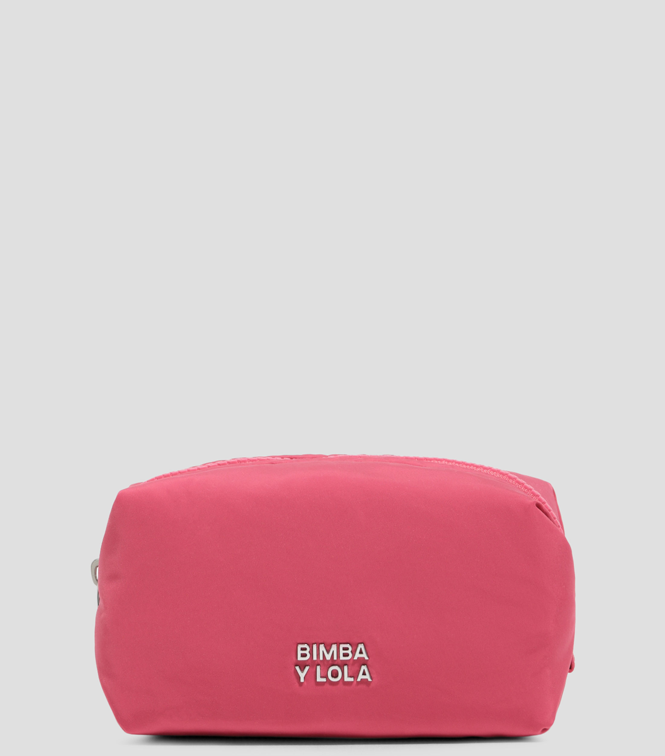 Neceser pequeno nylon rosa oscuro Mujer