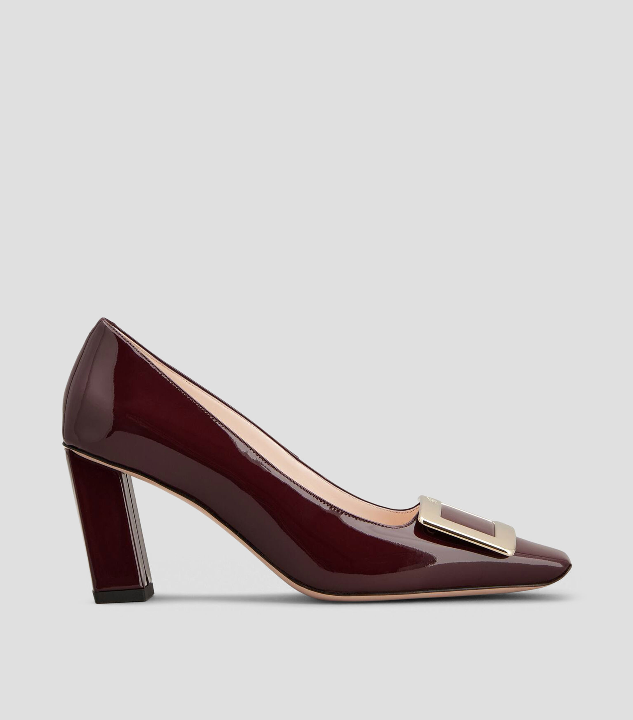 Zapatillas Pump Belle Vivier con tacón medio cuadrado Mujer