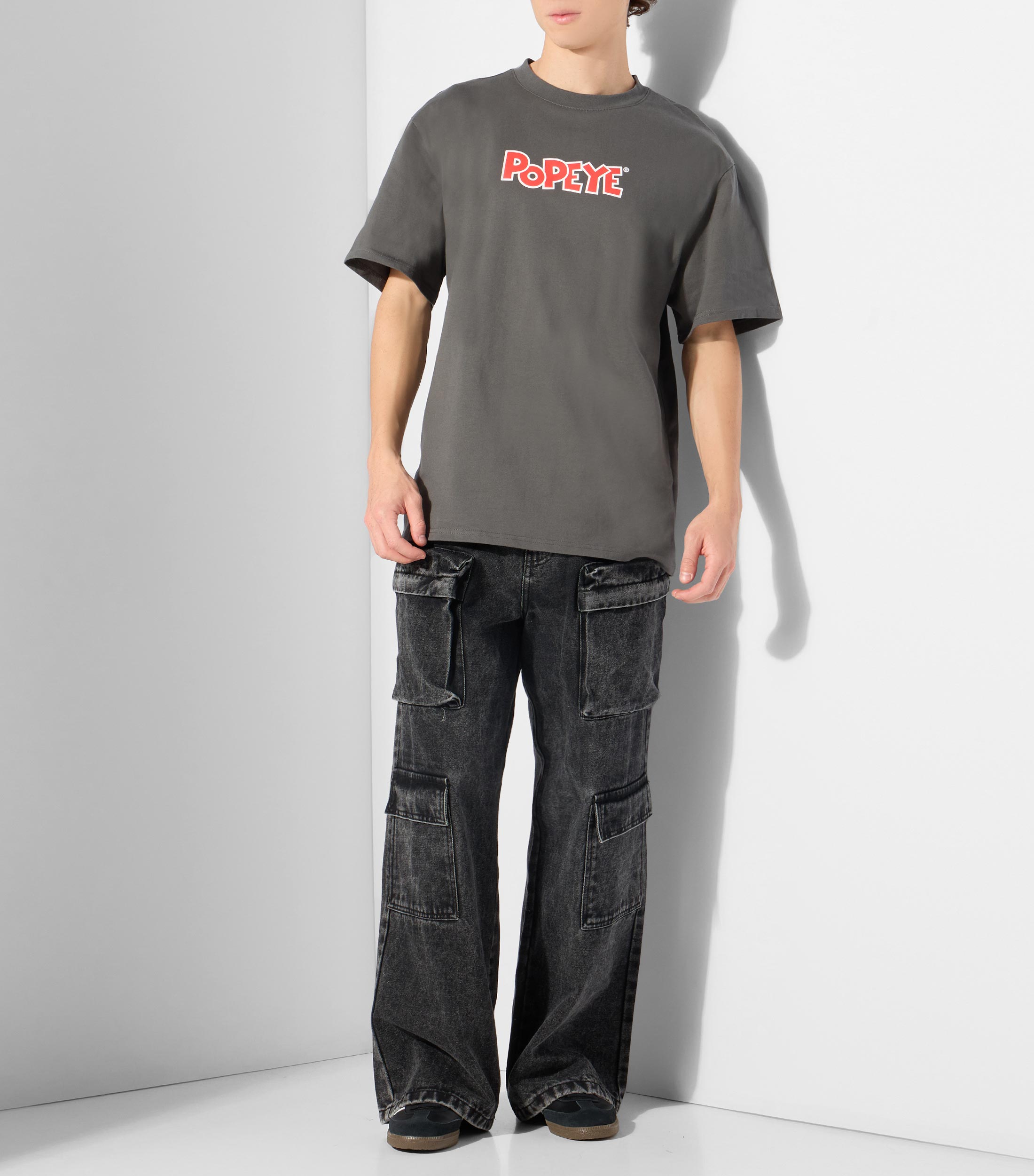 Jeans de corte cargo Hombre