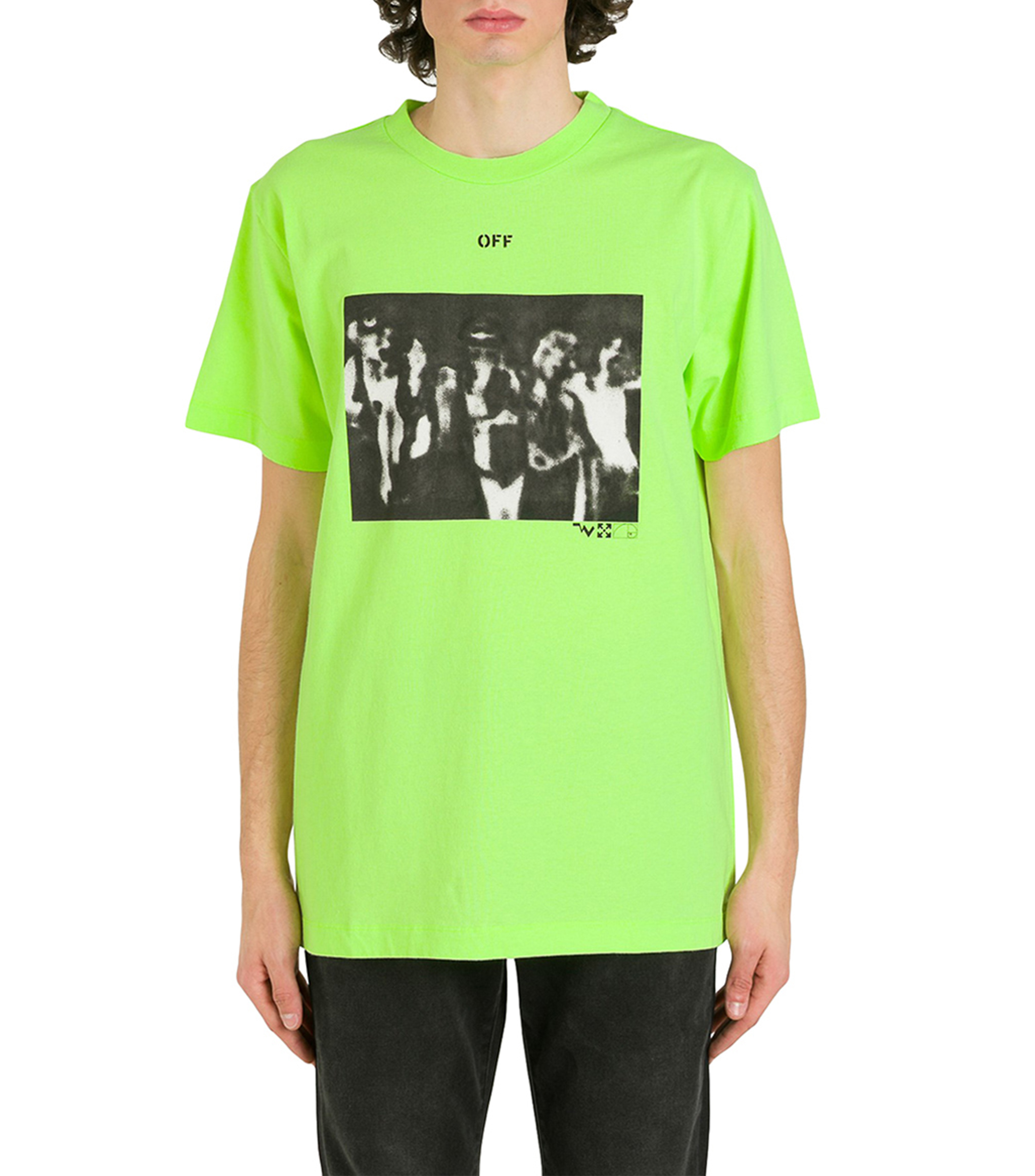 Playera off top white blanca