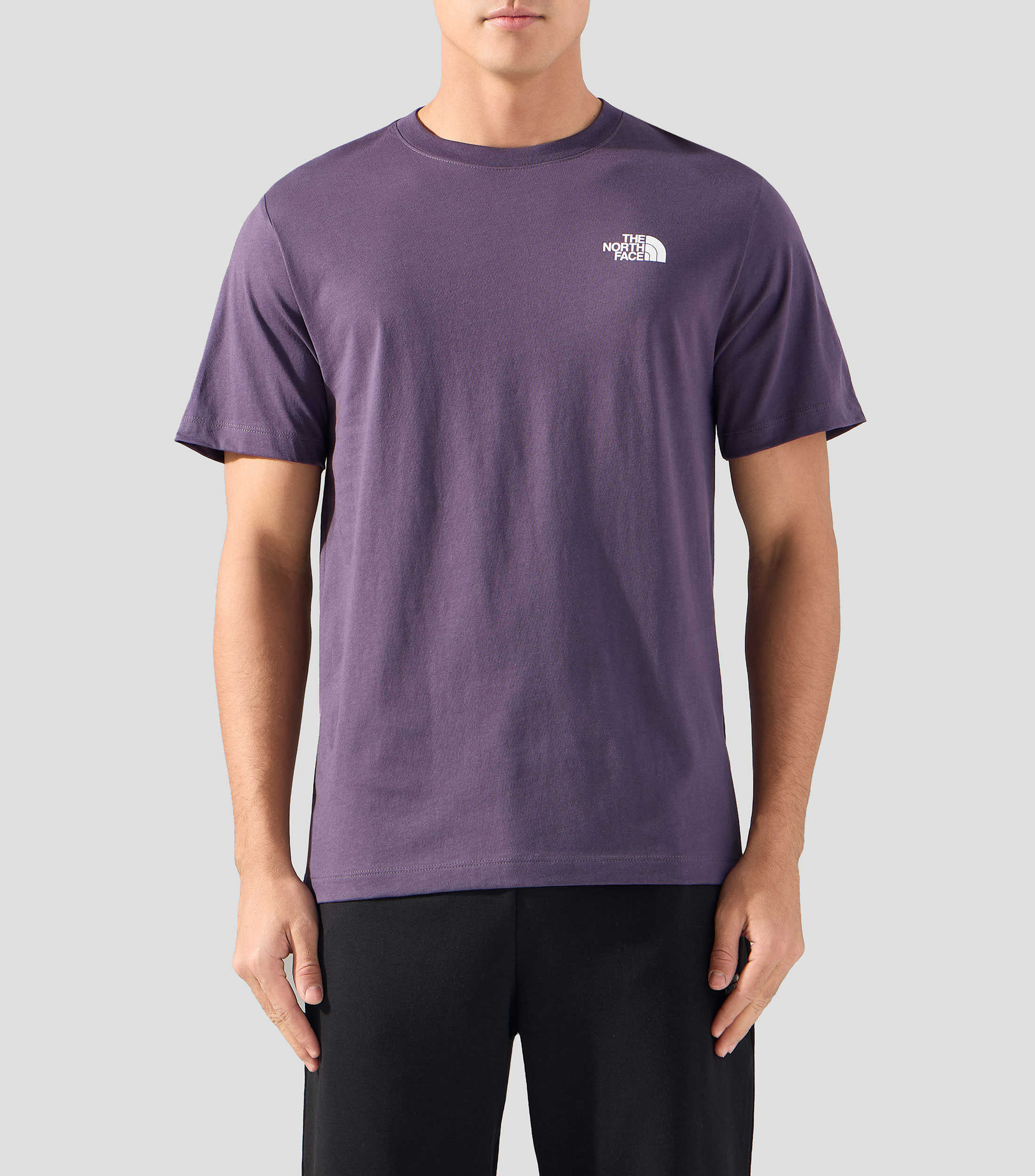 Playera cuello redondo manga corta estampada Hombre