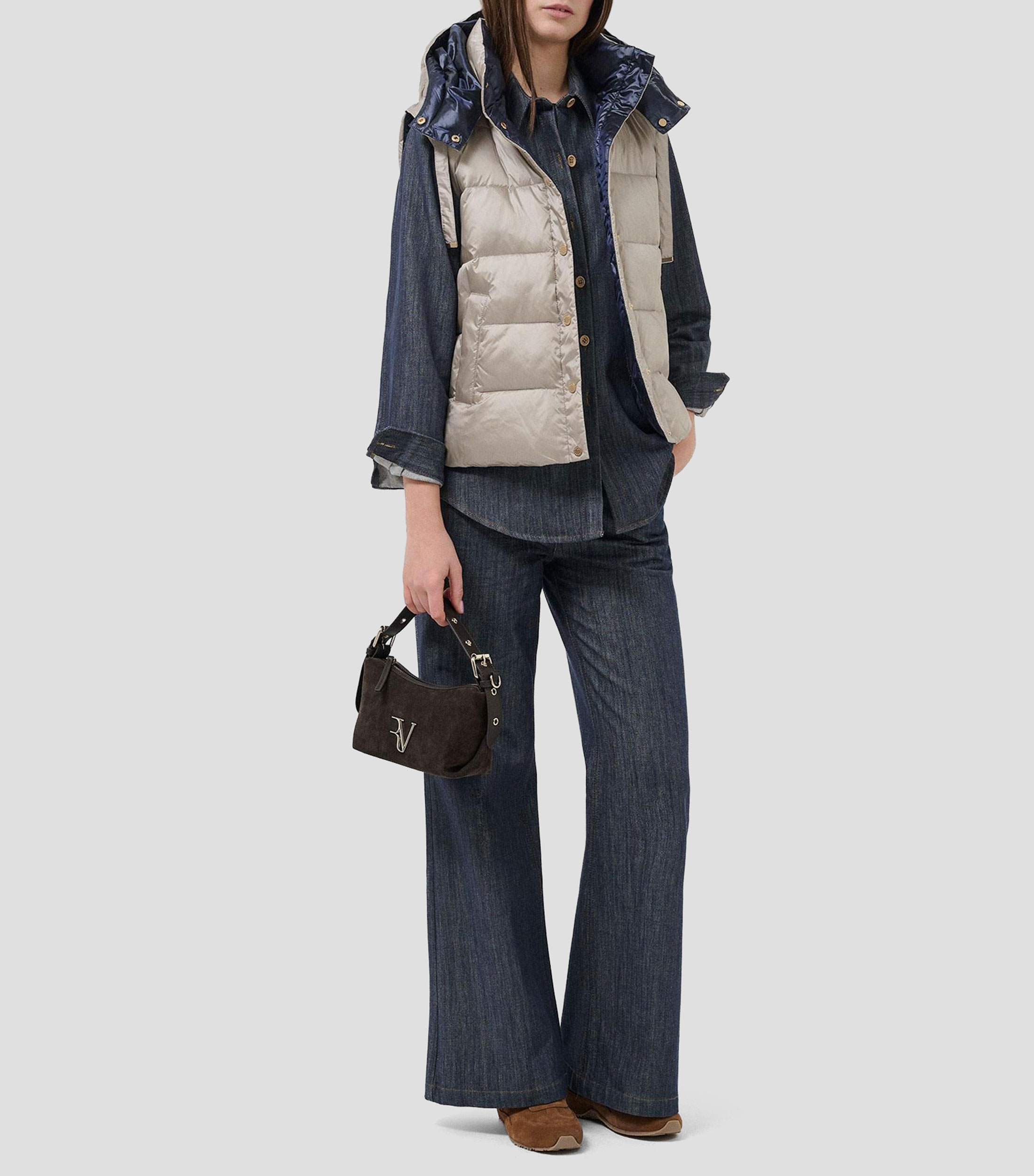 Chaleco acolchado reversible Mujer