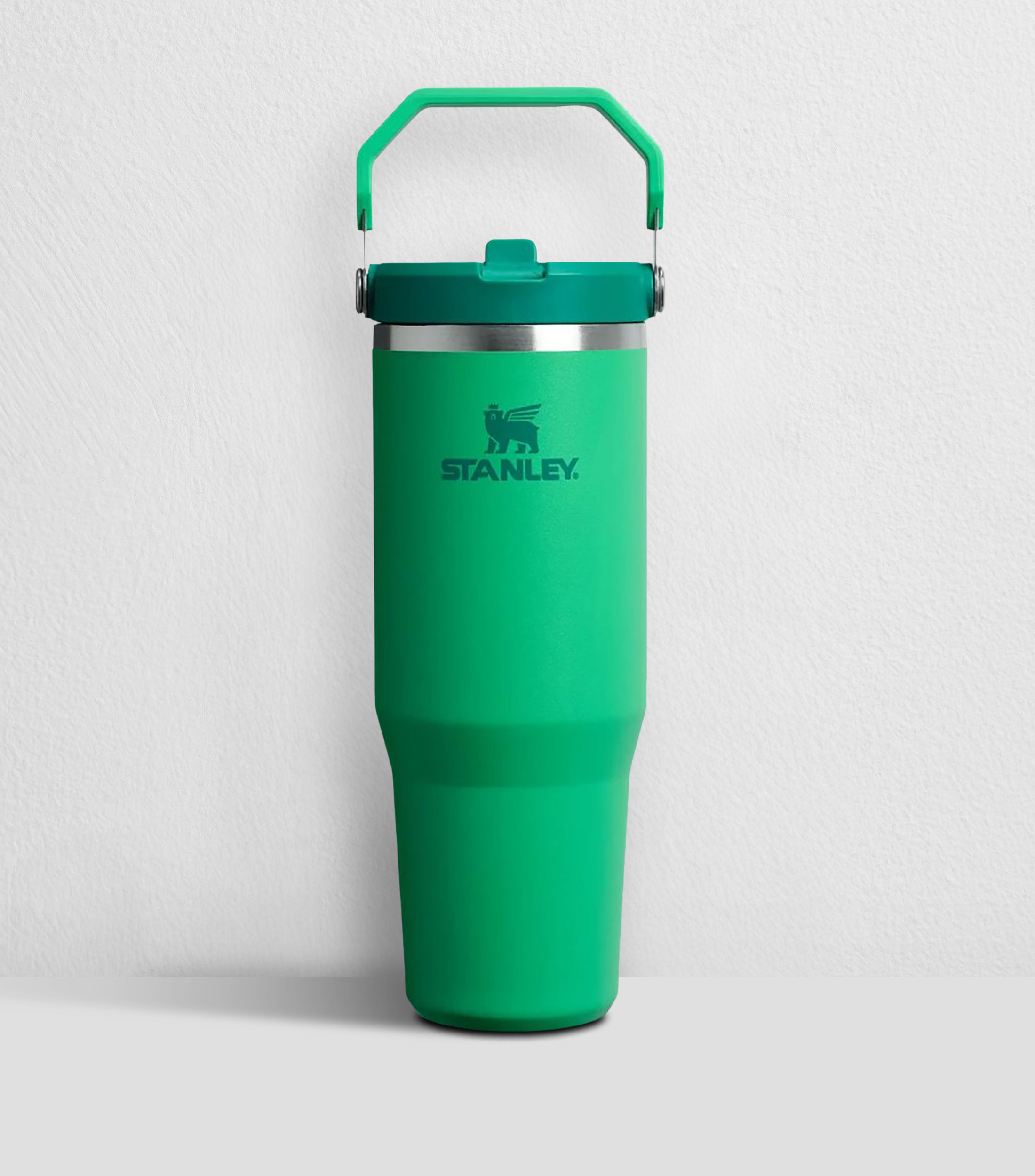 Termo Stanley IceFlow Verde Acero Inoxidable con Popote, 0.88 L