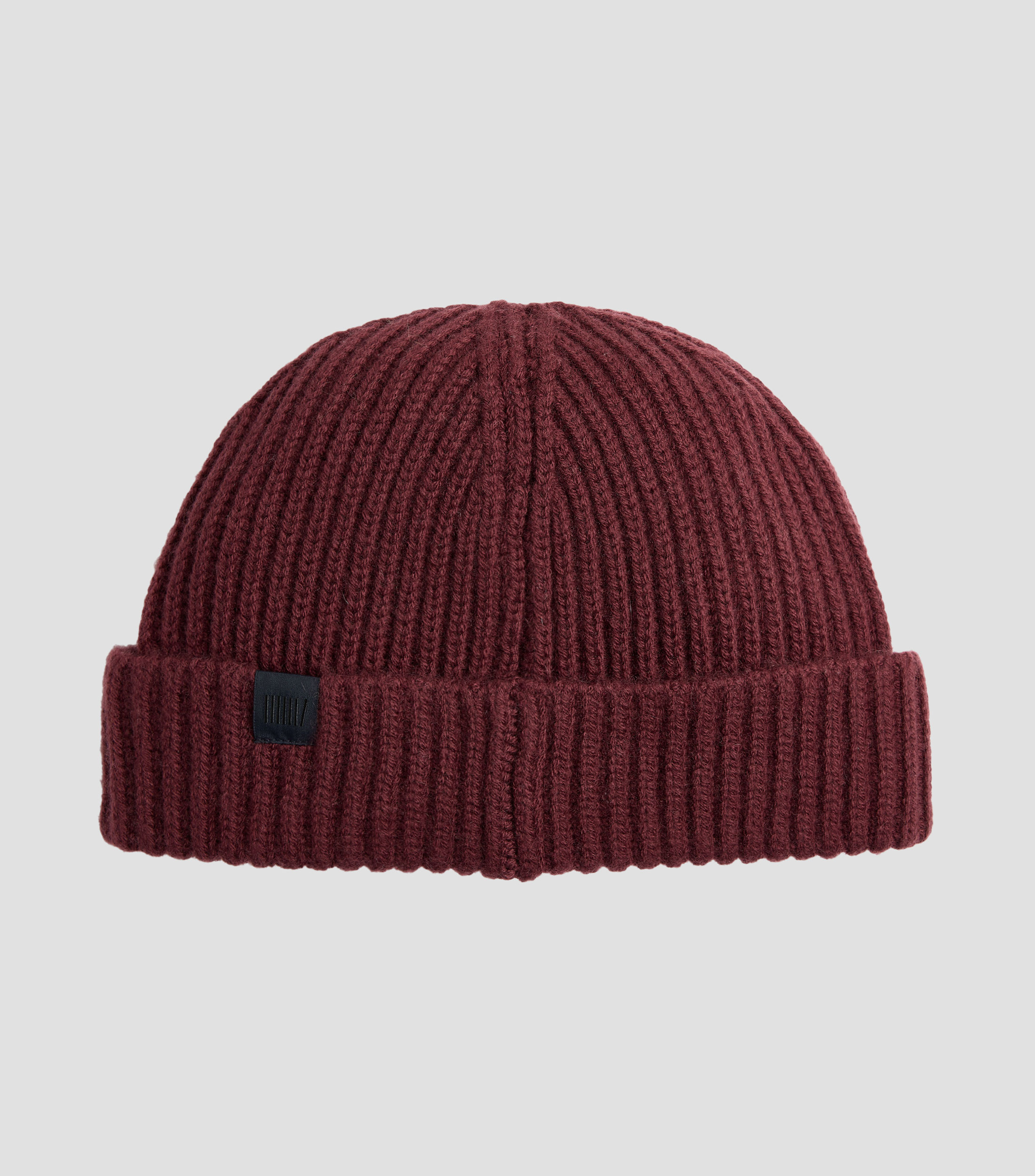 Gorro en tejido de punto canalado Hombre