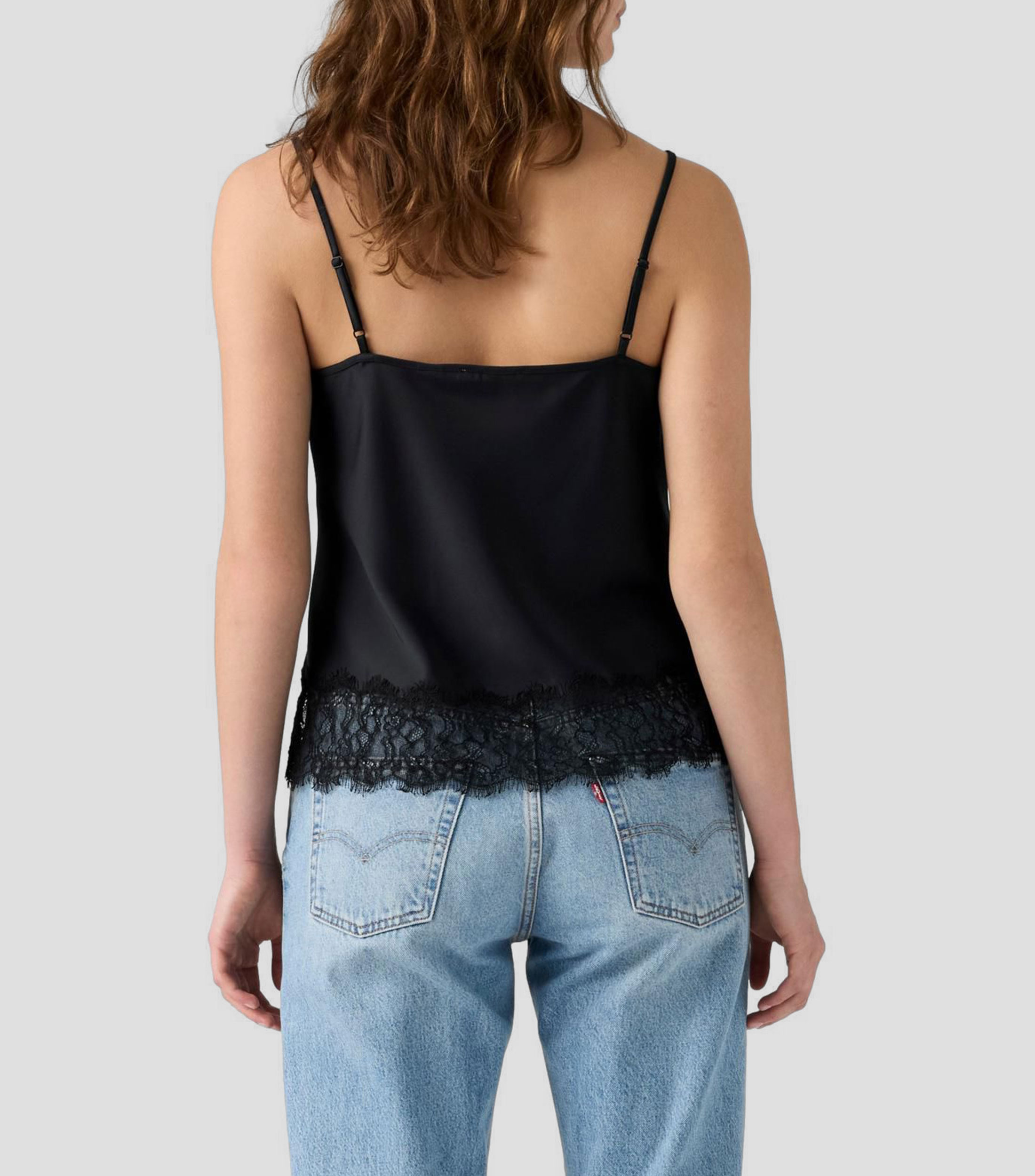 Blusa sólida sin mangas Mujer