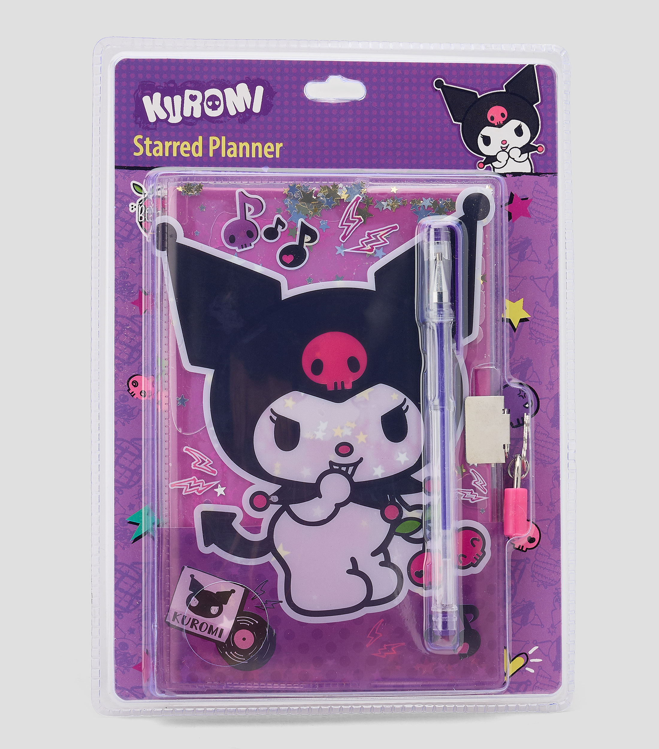 Diario con accesorios Kuromi