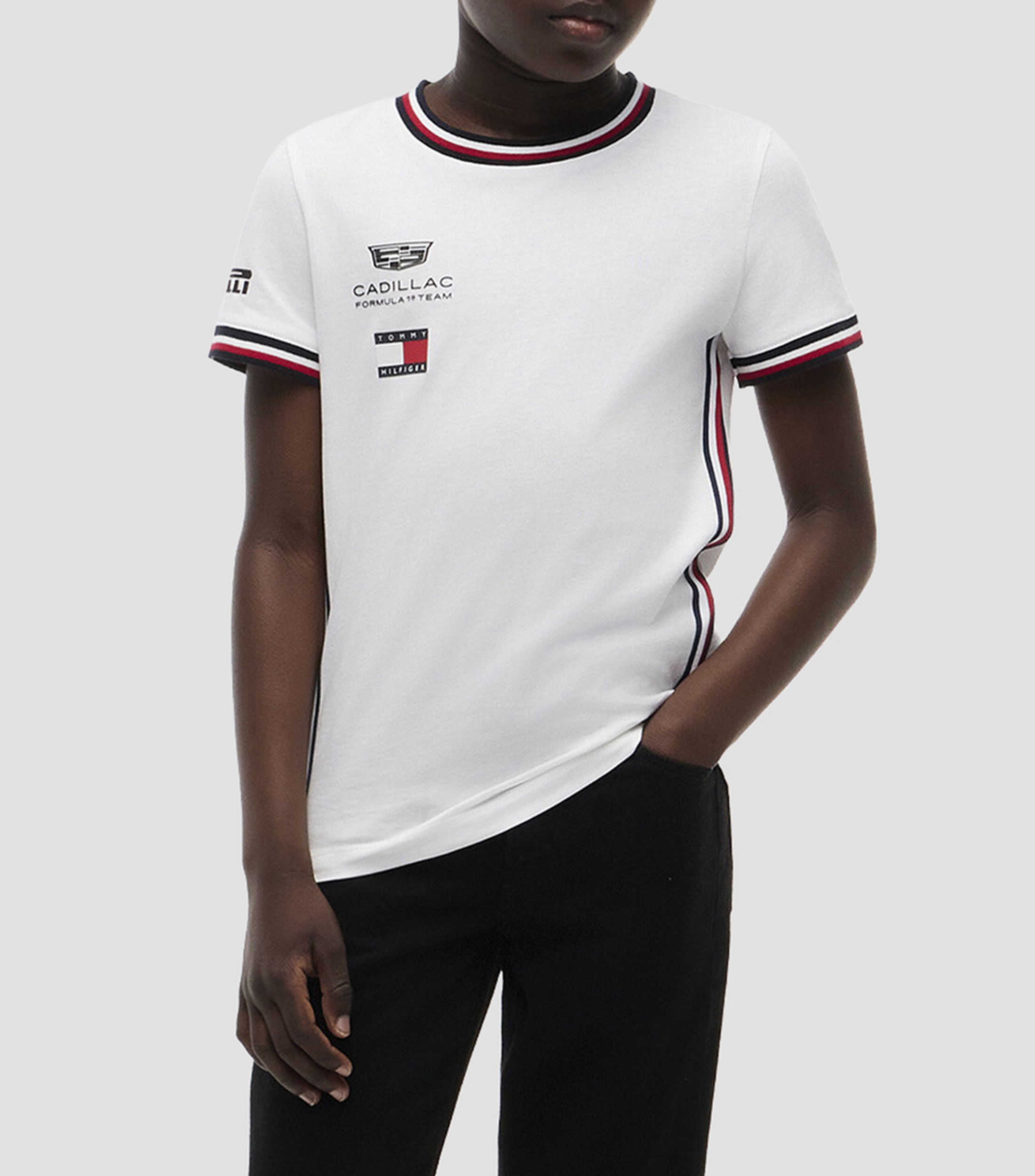 Playera cuello redondo manga corta con estampado Niño