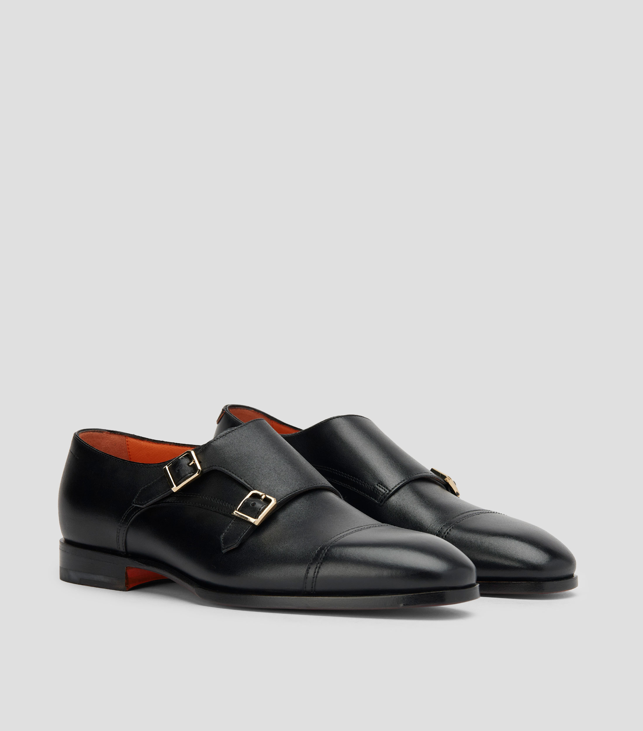 Zapatos de vestir monk Axel en piel Hombre